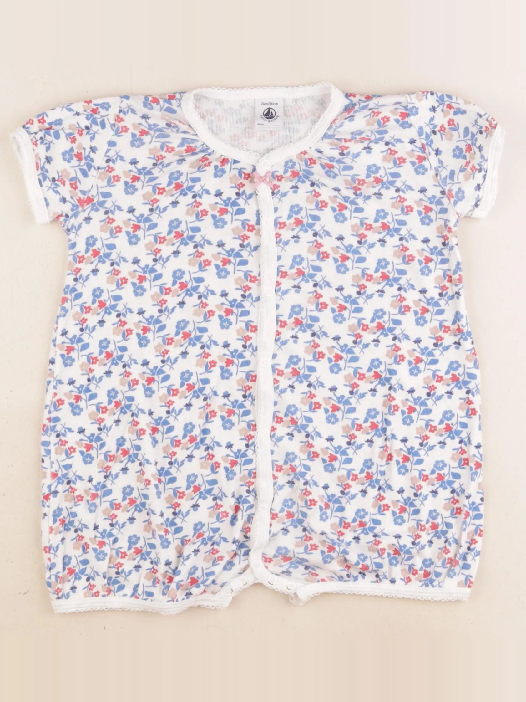 Petit Bateau - pyjama coton multicolore - 24 mois