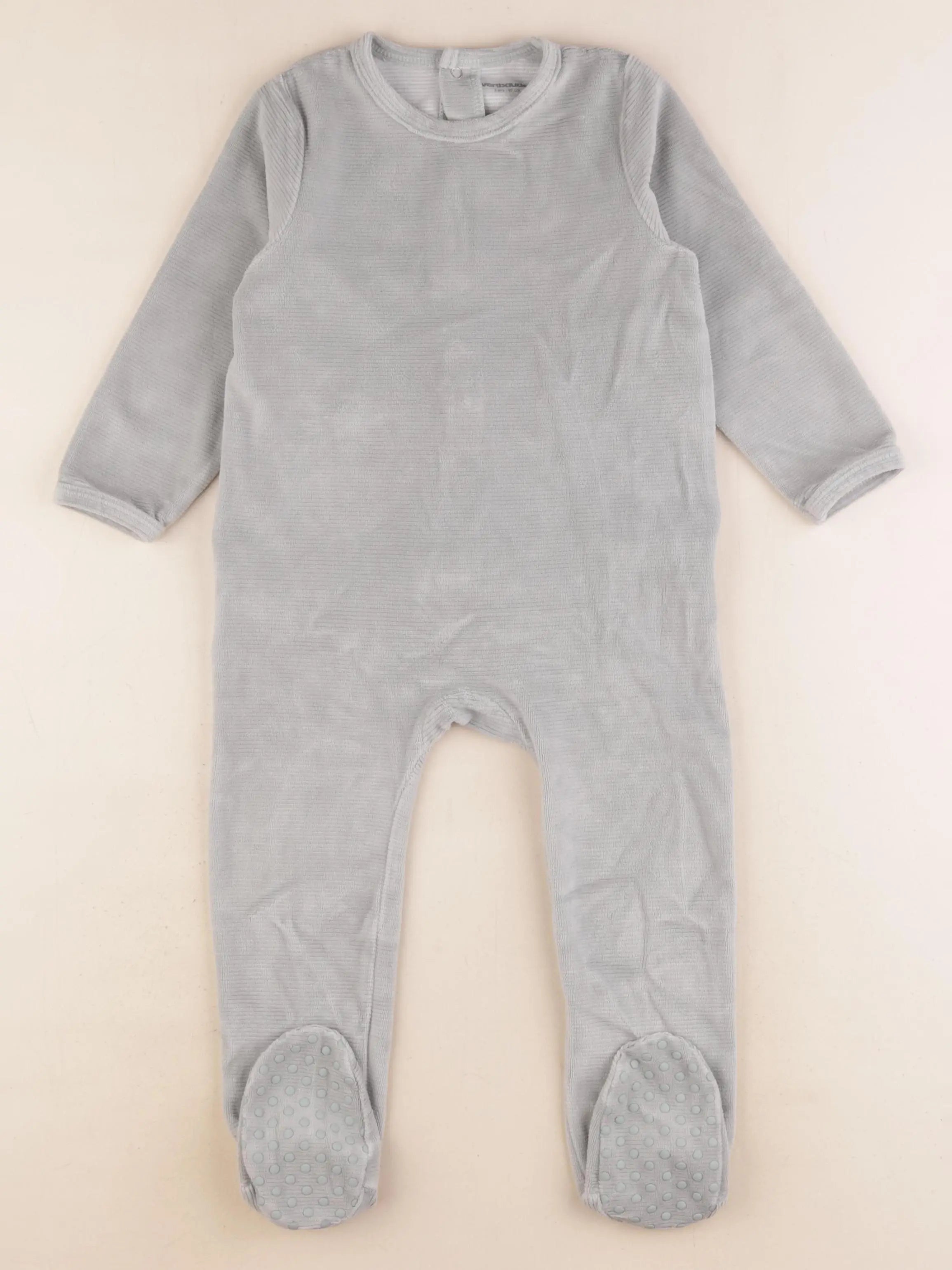 Vertbaudet - pyjama velours vert - 3 ans