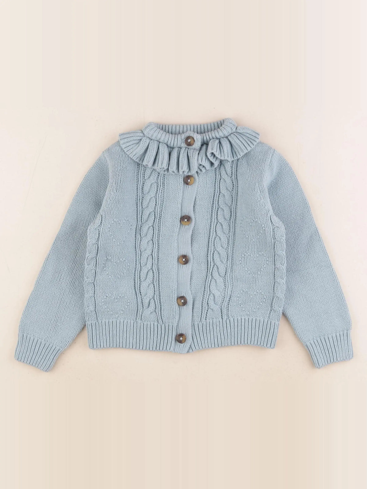 Vertbaudet - gilet bleu - 5 ans