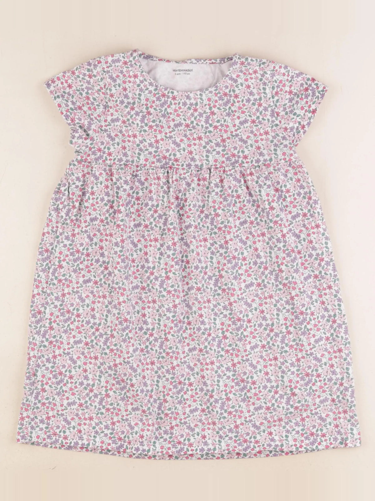 Vertbaudet - robe multicolore - 5 ans