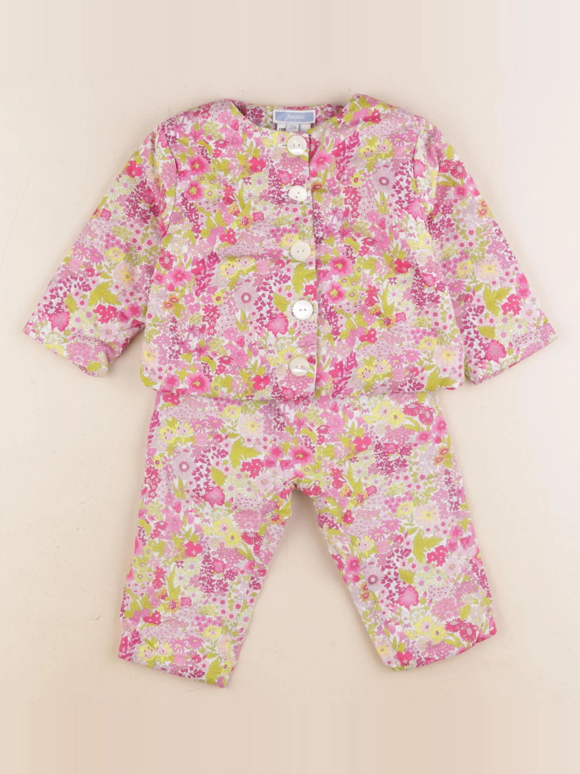 Jacadi - ensemble liberty multicolore - 12 mois