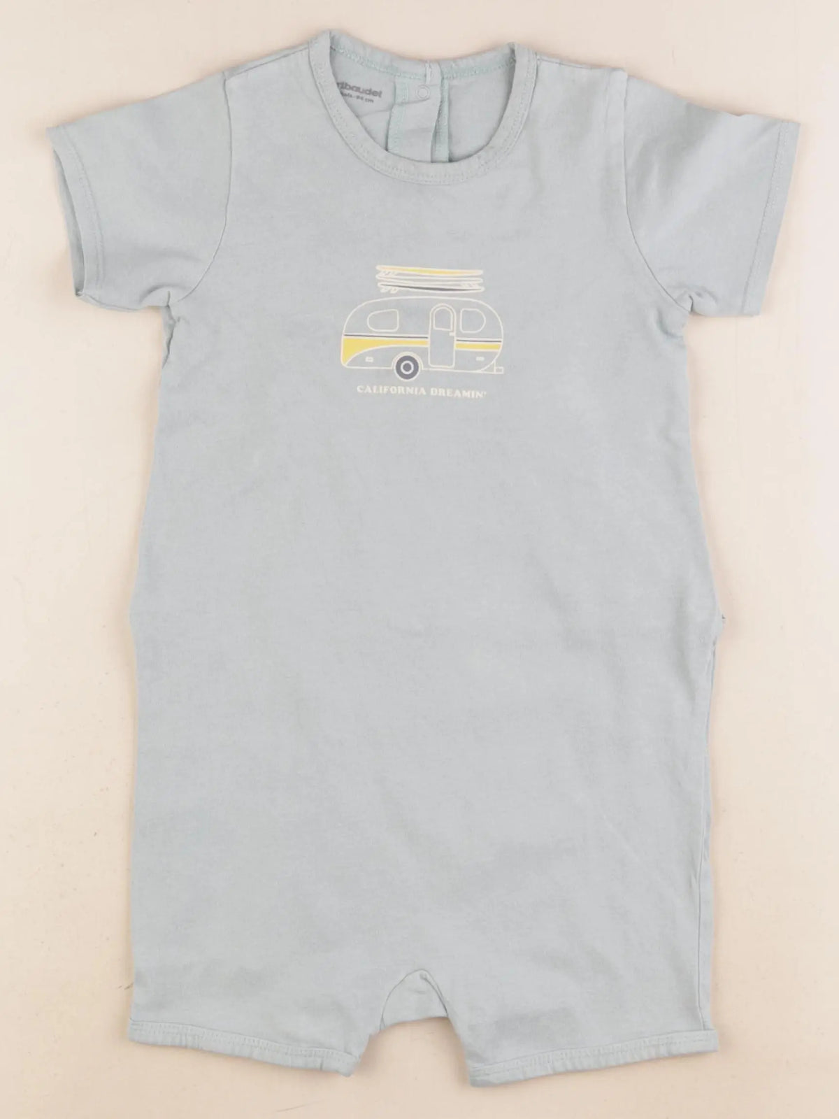 Vertbaudet - pyjama coton bleu - 3 ans
