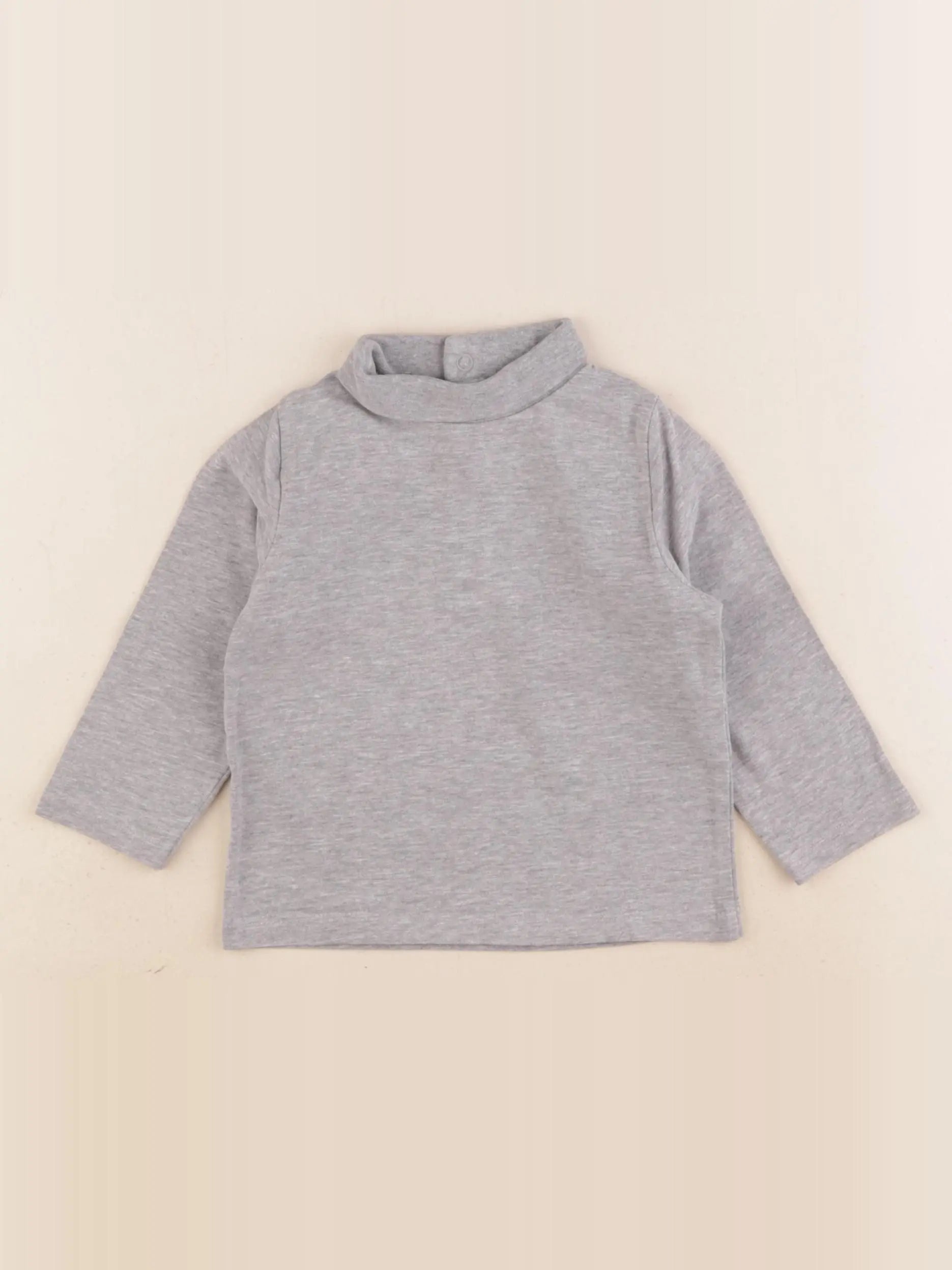 Vertbaudet - sous-pull gris - 6 mois