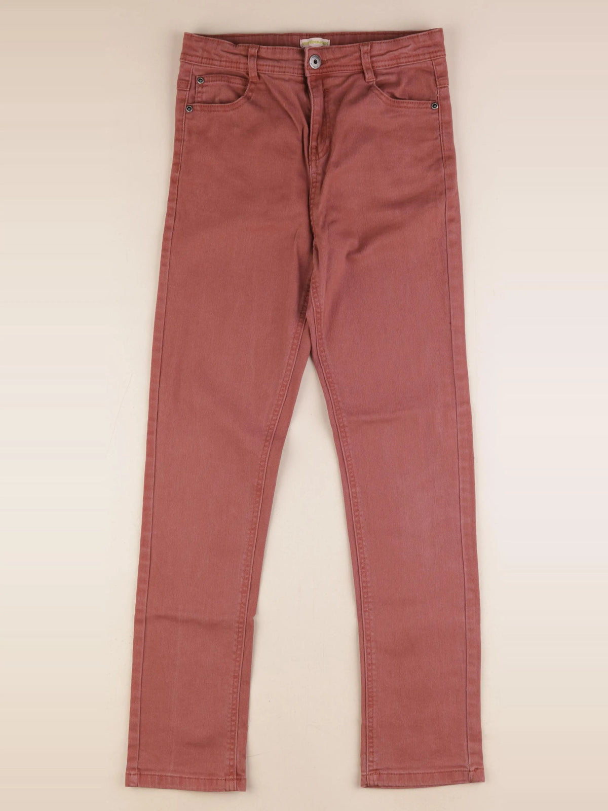 Vertbaudet - pantalon rouge - 12 ans