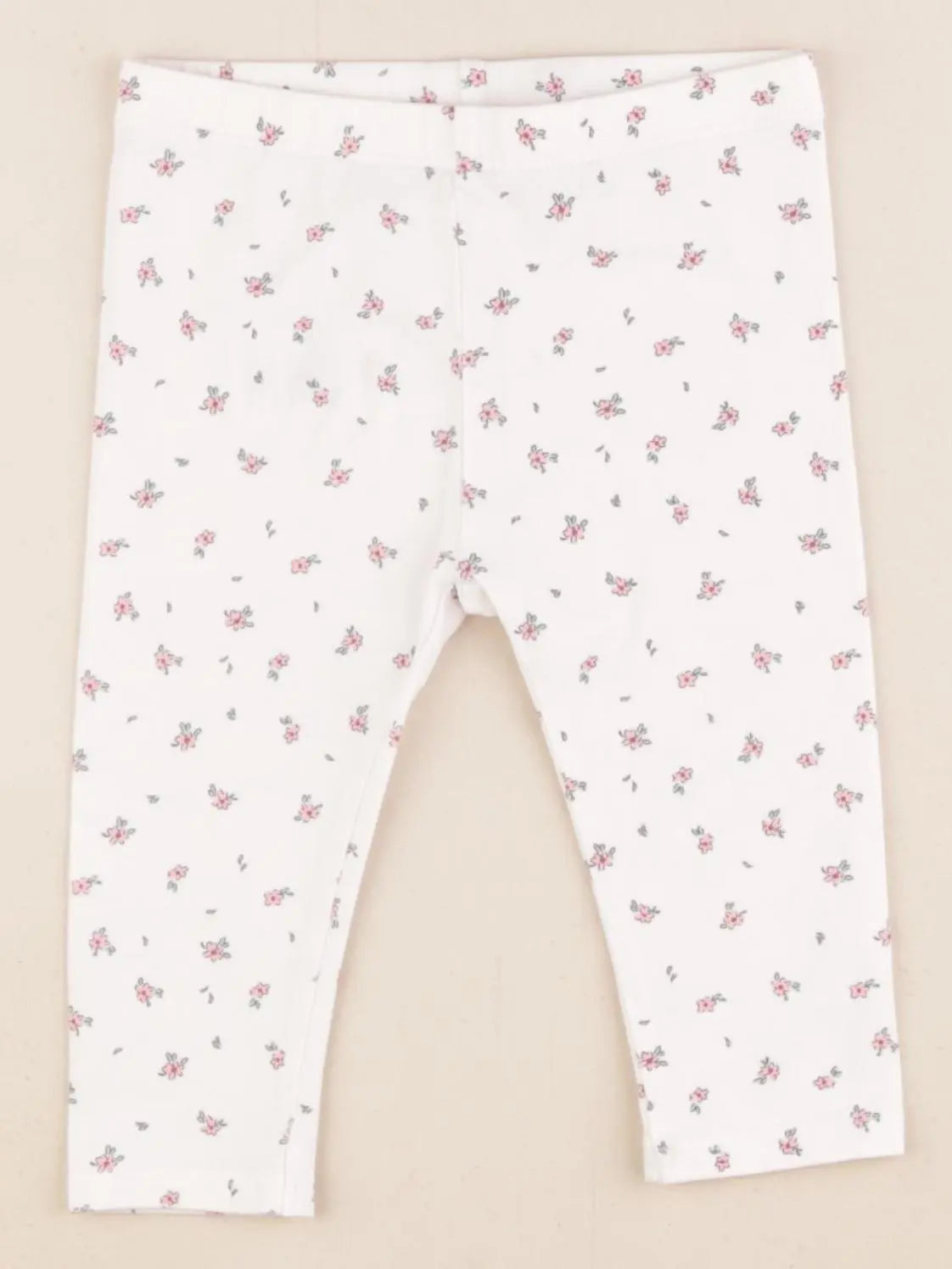 Vertbaudet - legging blanc - 9 mois