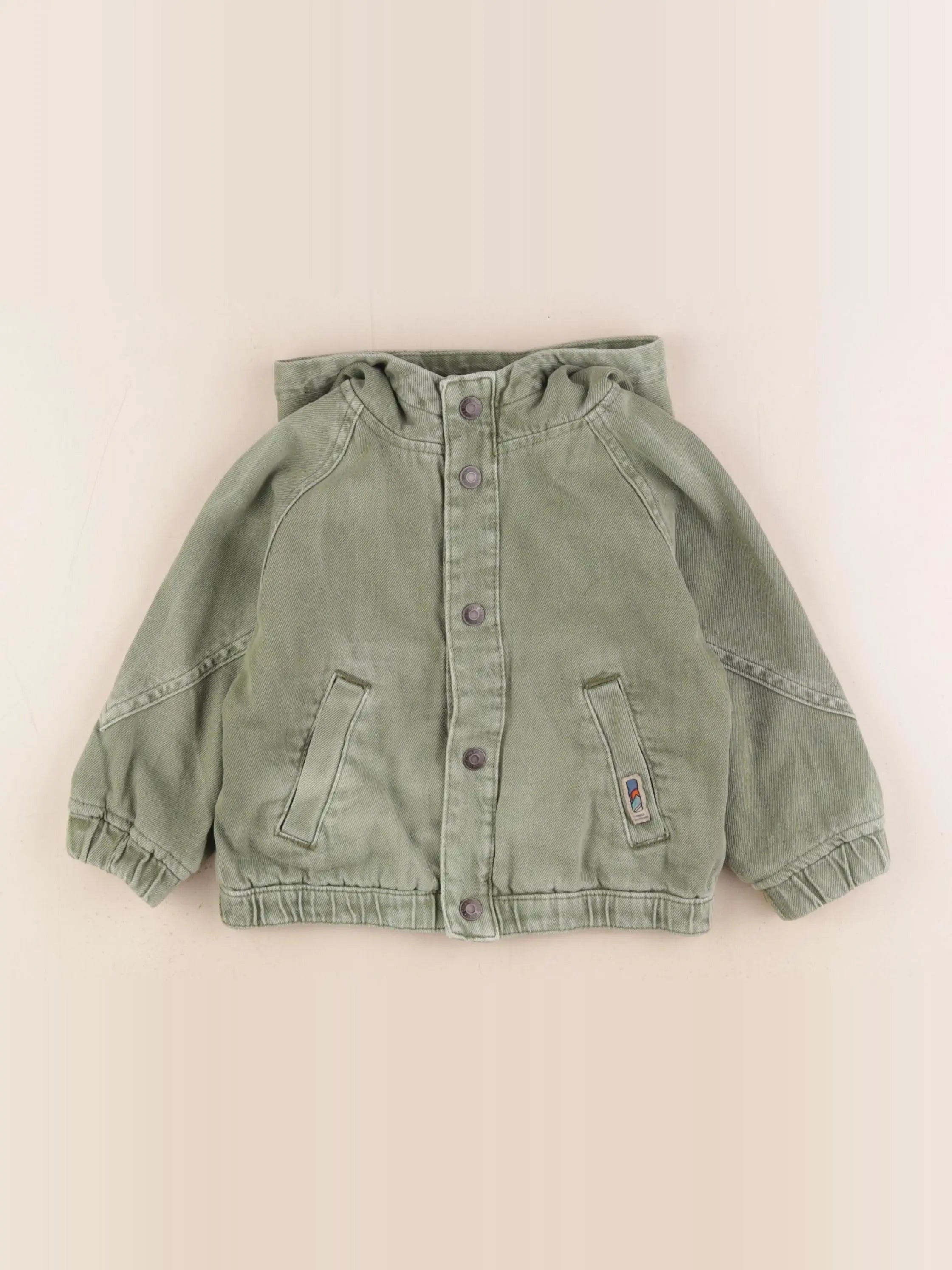Zara - veste vert - 12/18 mois