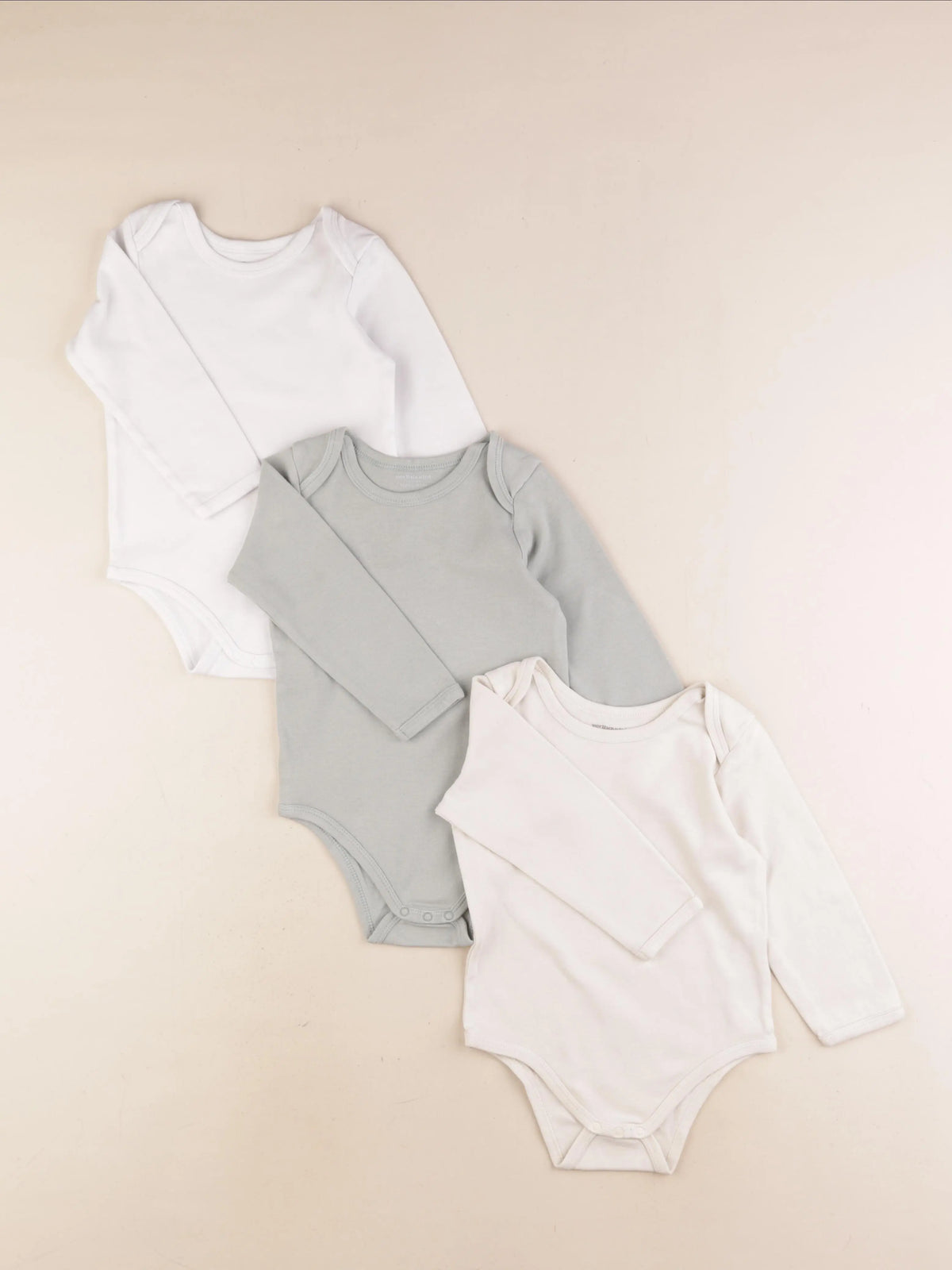 Vertbaudet - lot de 3 bodies en coton multicolore - 36 mois