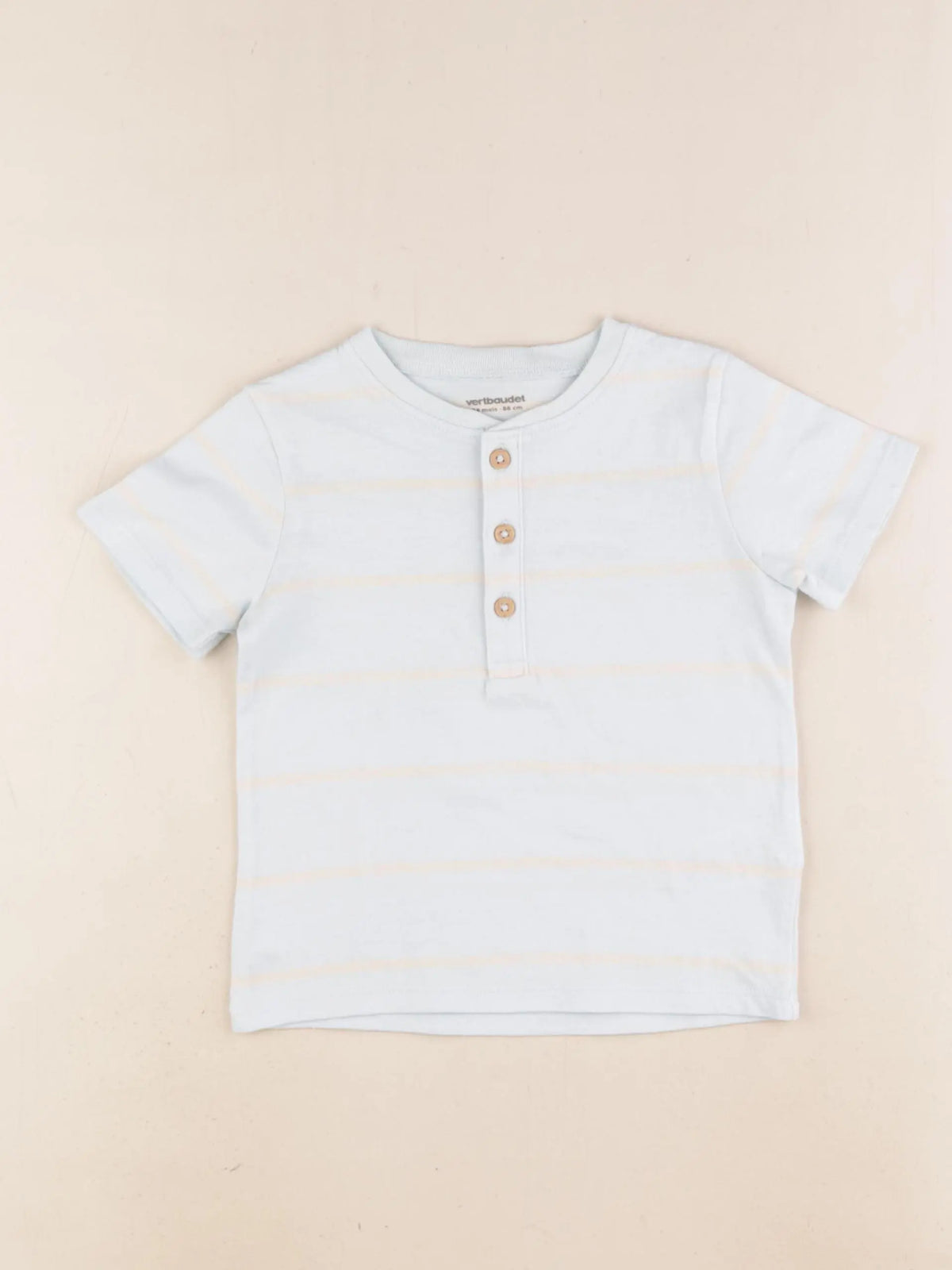 Vertbaudet - tee-shirt bleu - 24 mois
