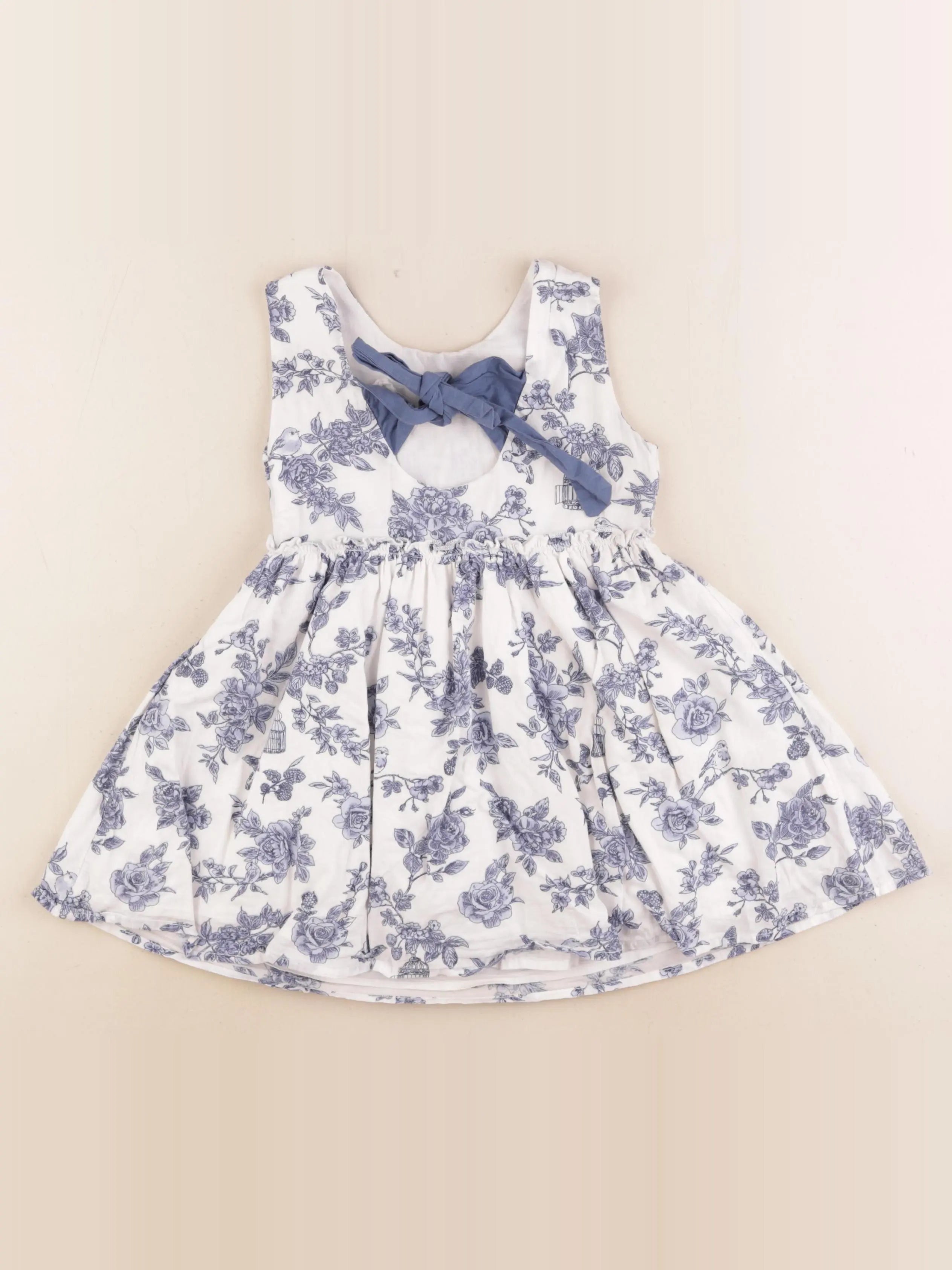 Vertbaudet - robe blanc - 4 ans