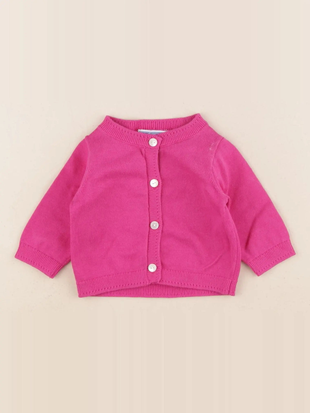 Jacadi - gilet rose - 3 mois
