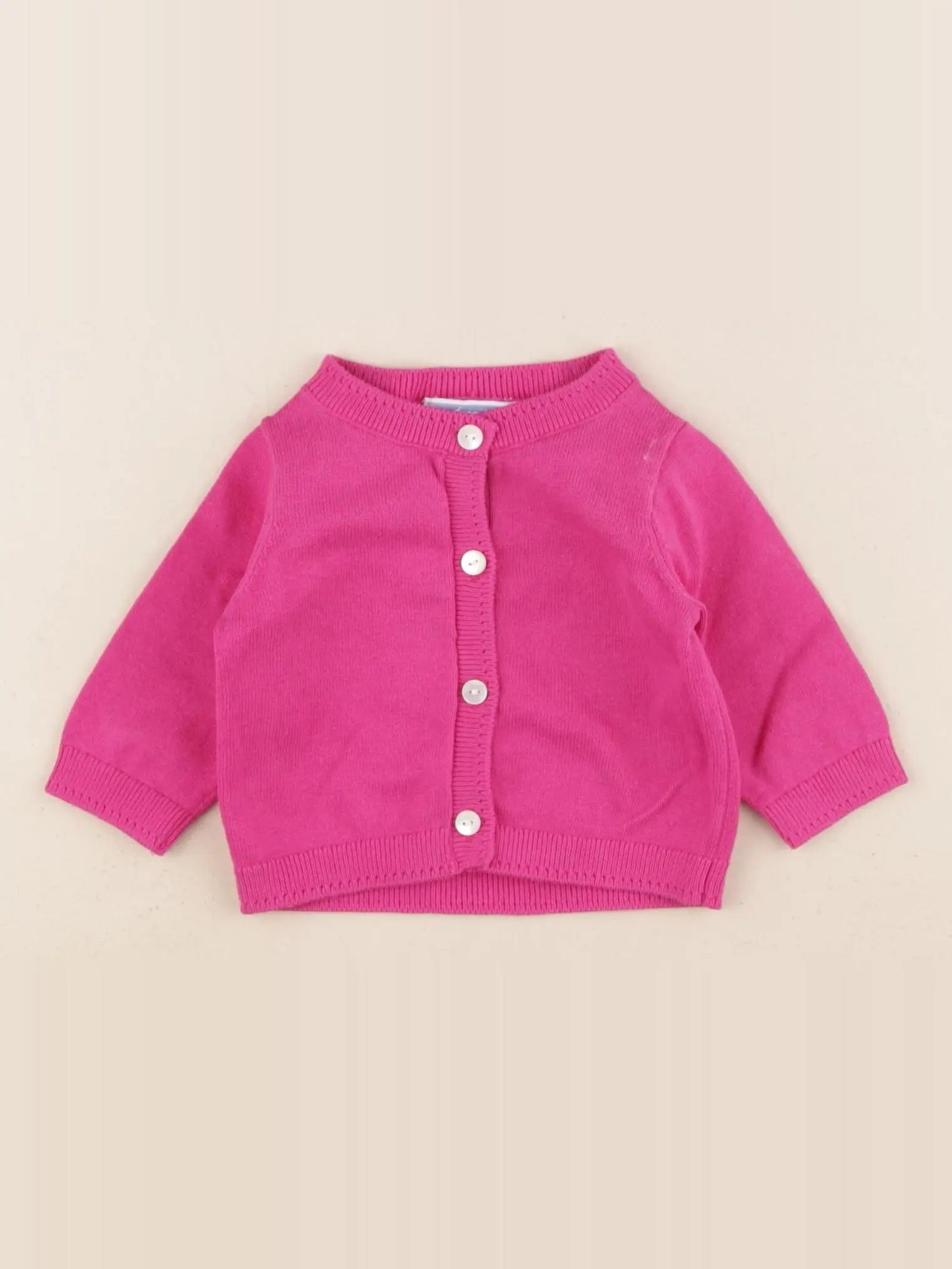 Jacadi - gilet rose - 3 mois