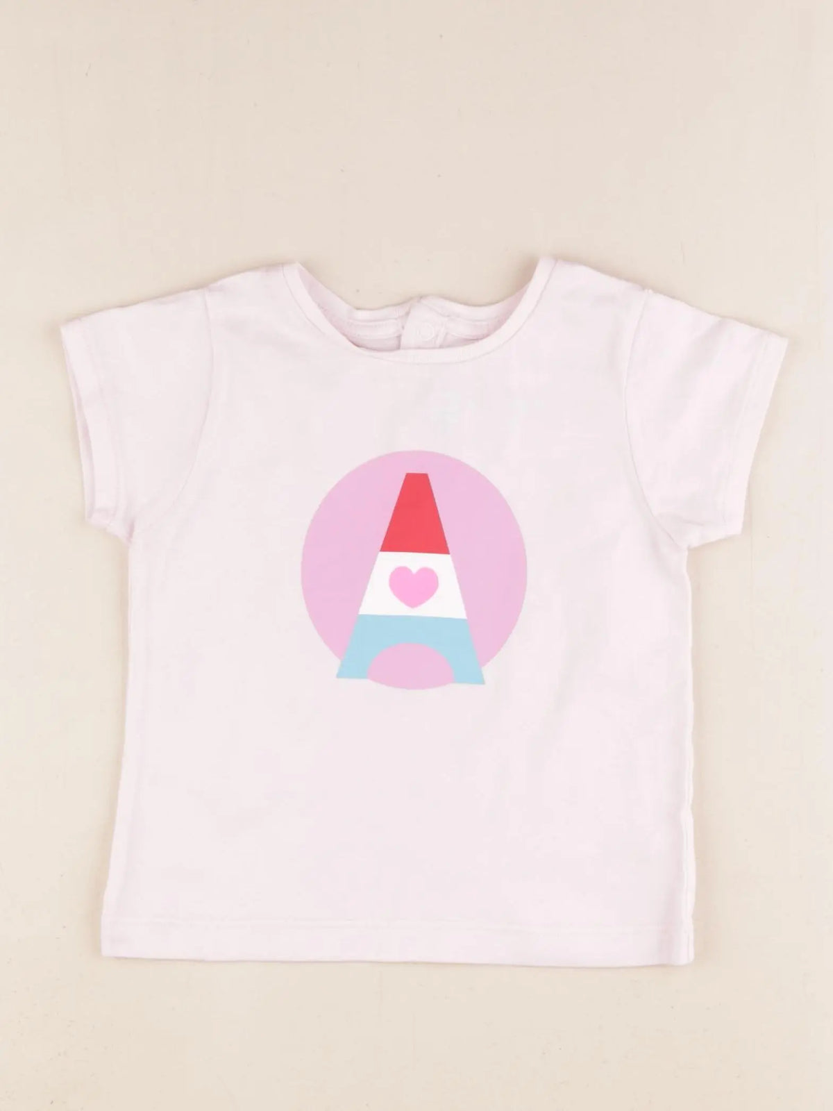 Jacadi - tee-shirt rose - 24 mois