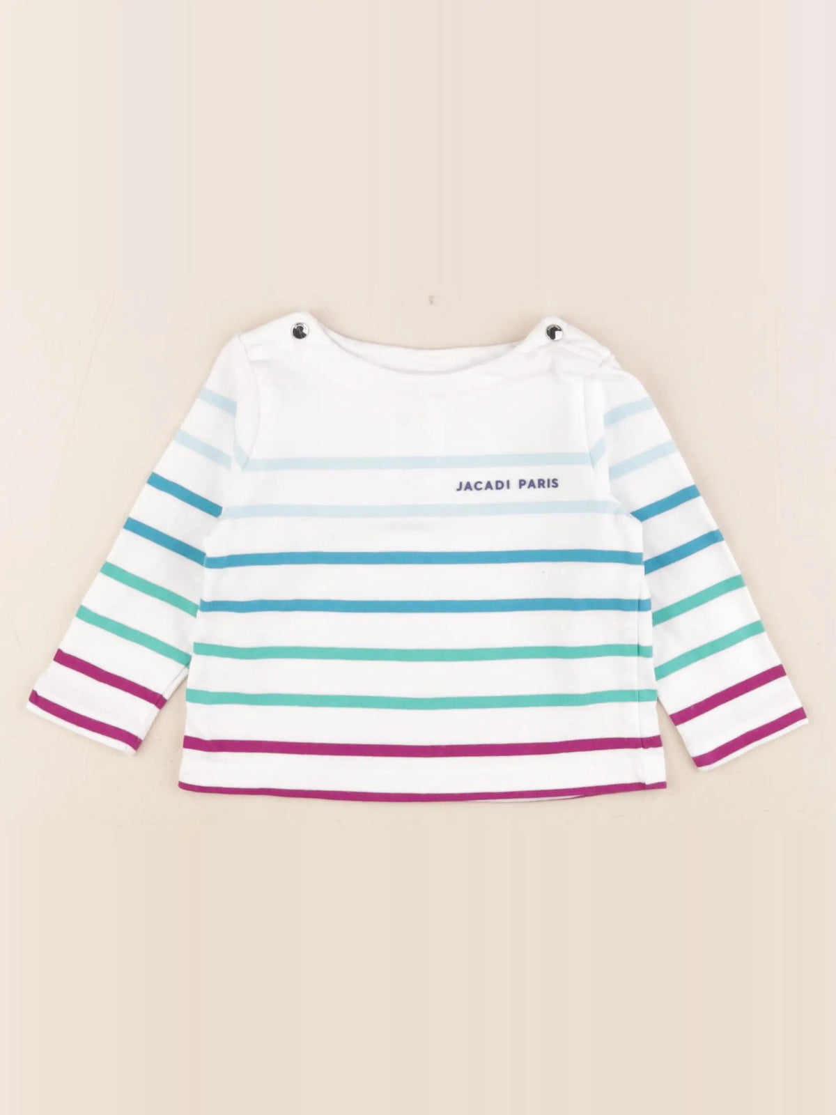 Jacadi - tee-shirt multicolore - 12 mois