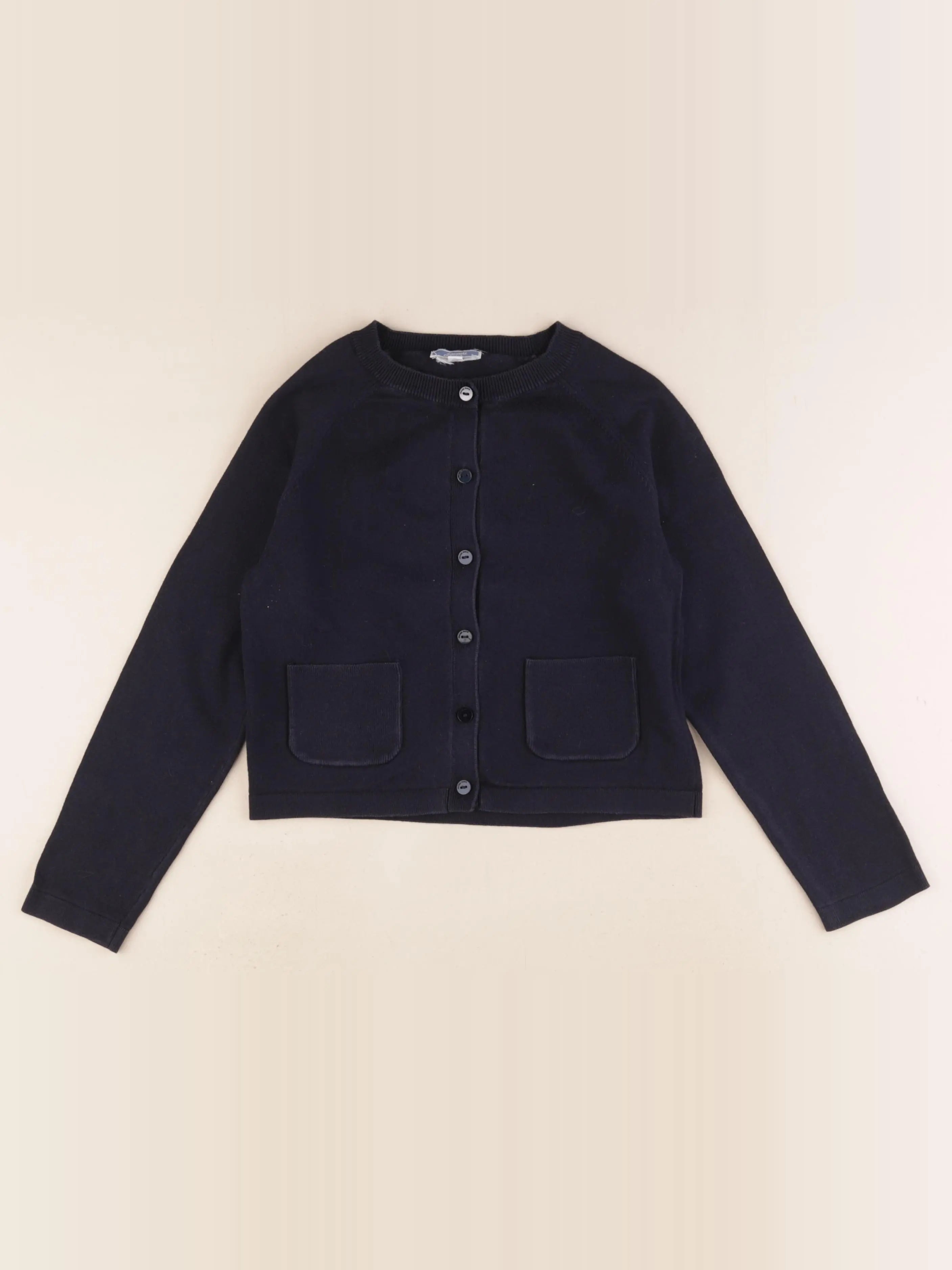 Jacadi - gilet bleu - 8 ans