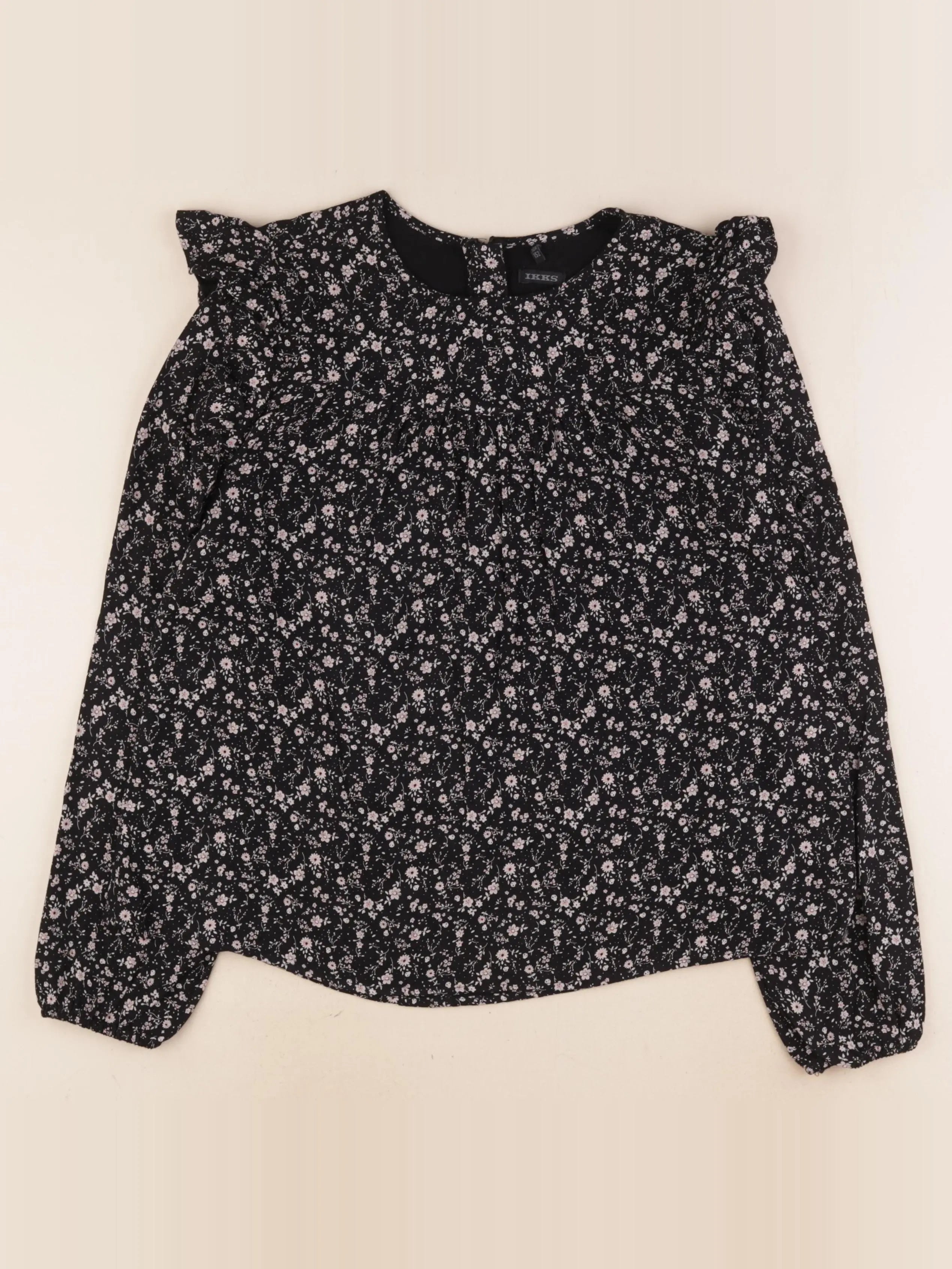 IKKS - blouse noir - 12 ans