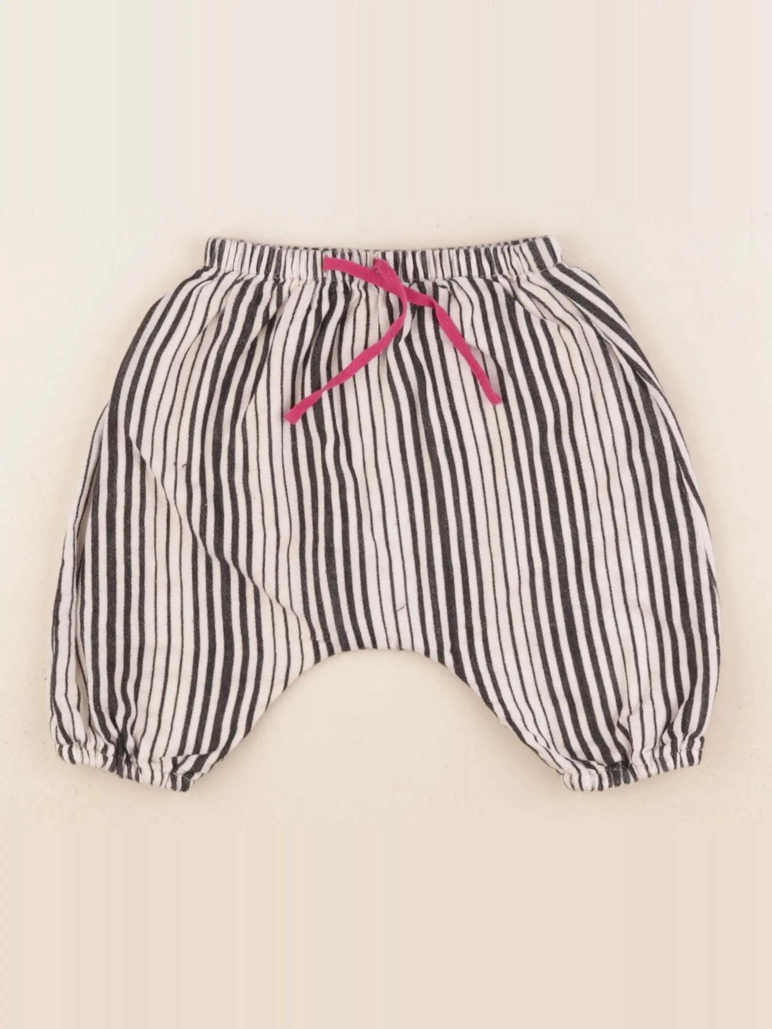 Boutchou - sarouel beige, noir - 3 mois