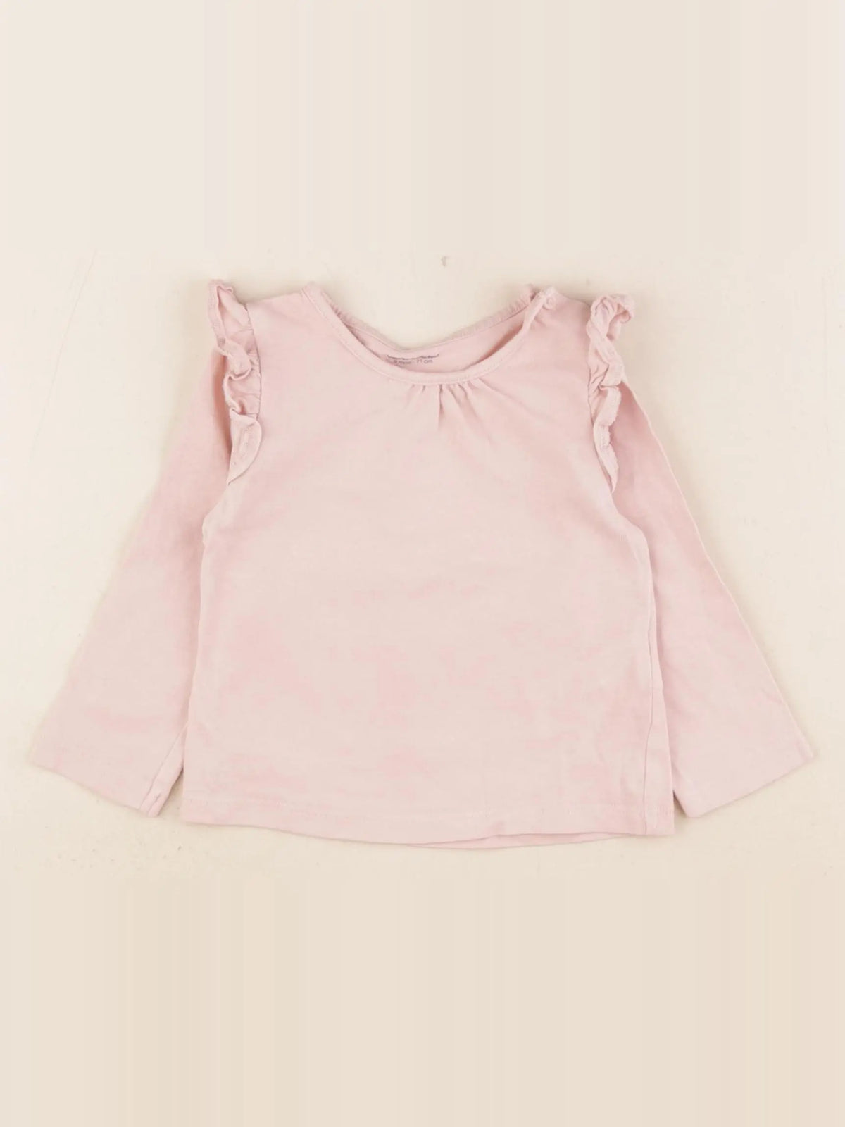 Vertbaudet - tee-shirt rose - 9 mois