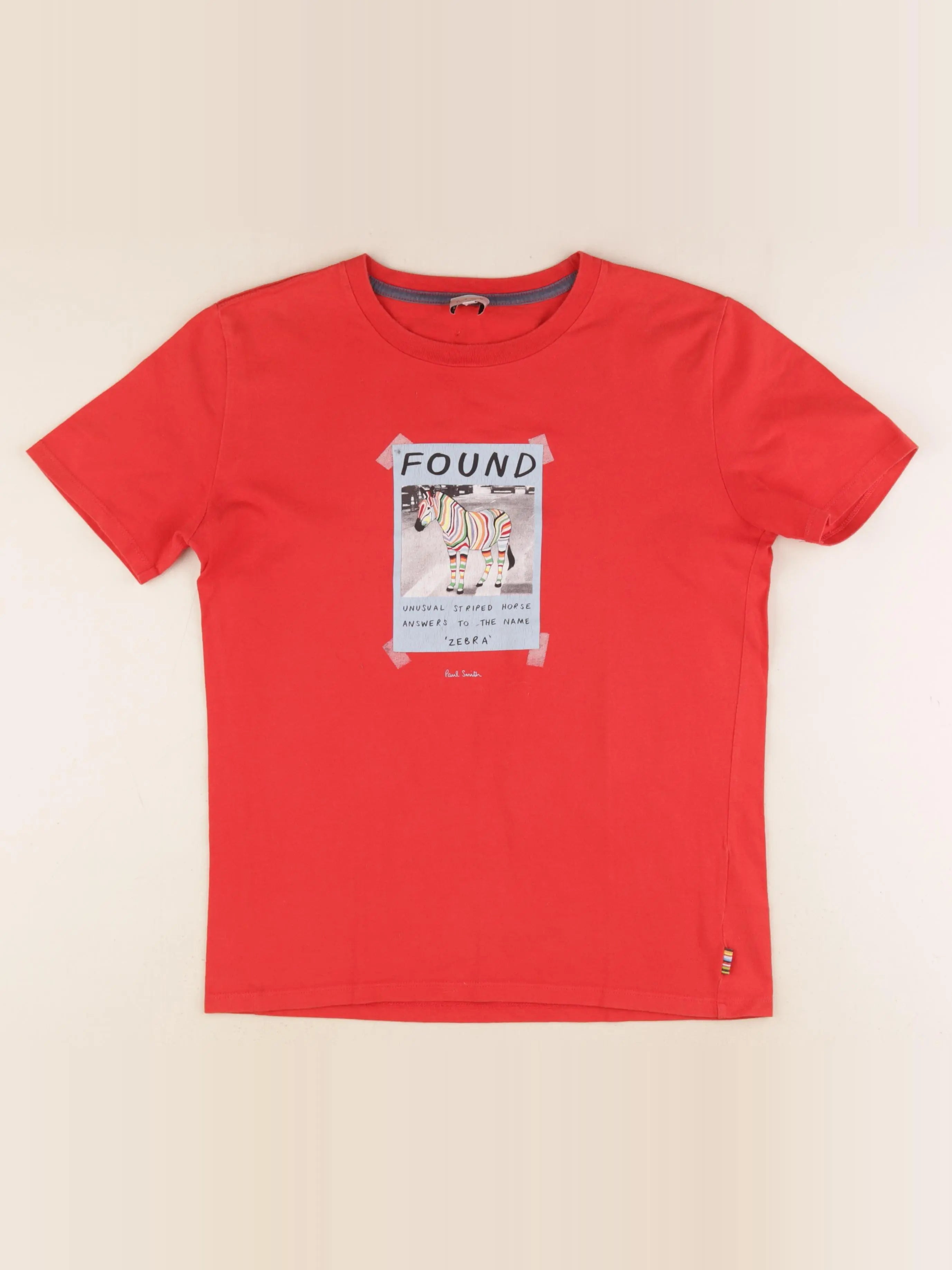 Paul Smith - tee-shirt rouge - 12 ans
