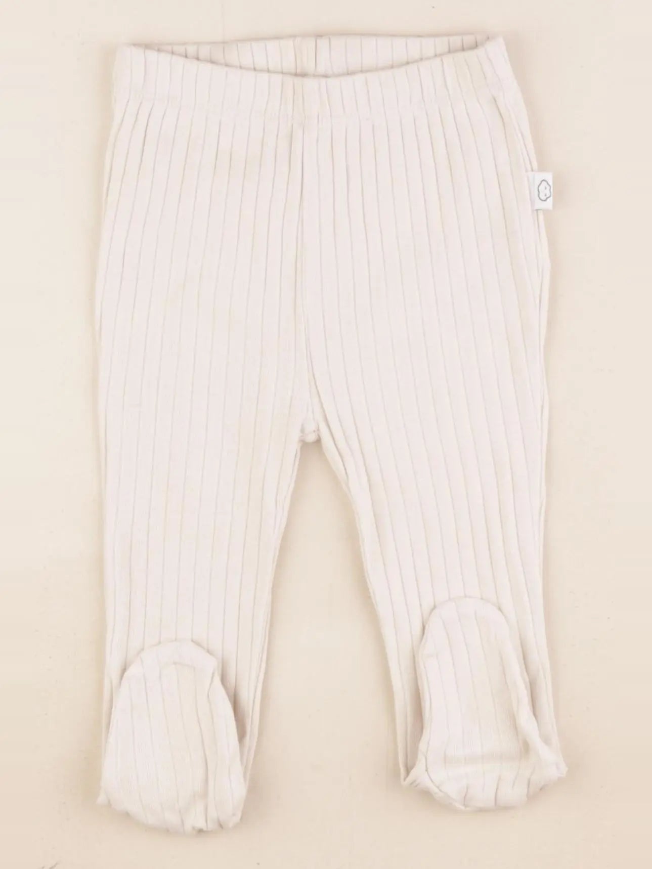 Vertbaudet - legging beige - 12 mois