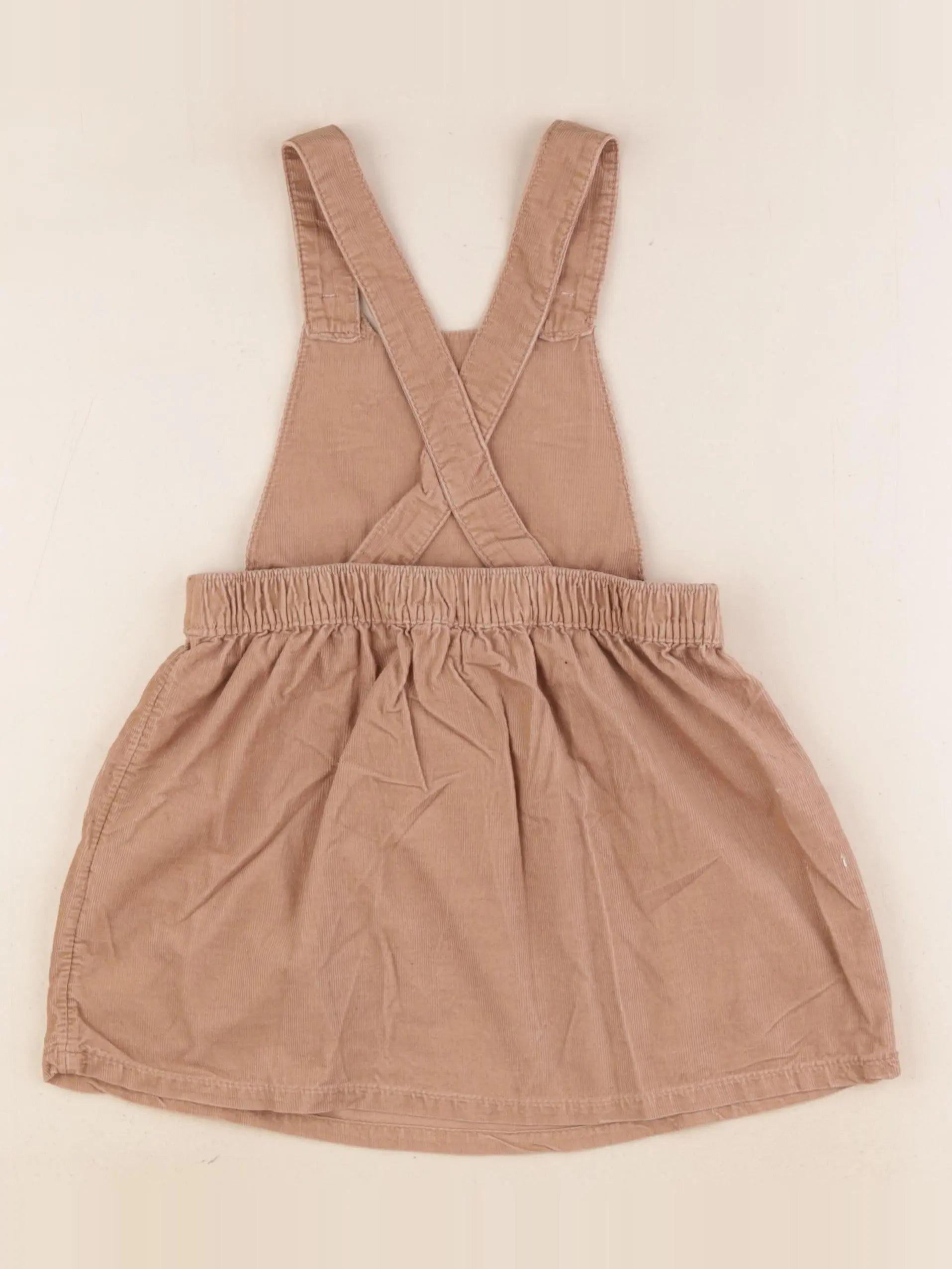 H&M - robe marron - 3/4 ans