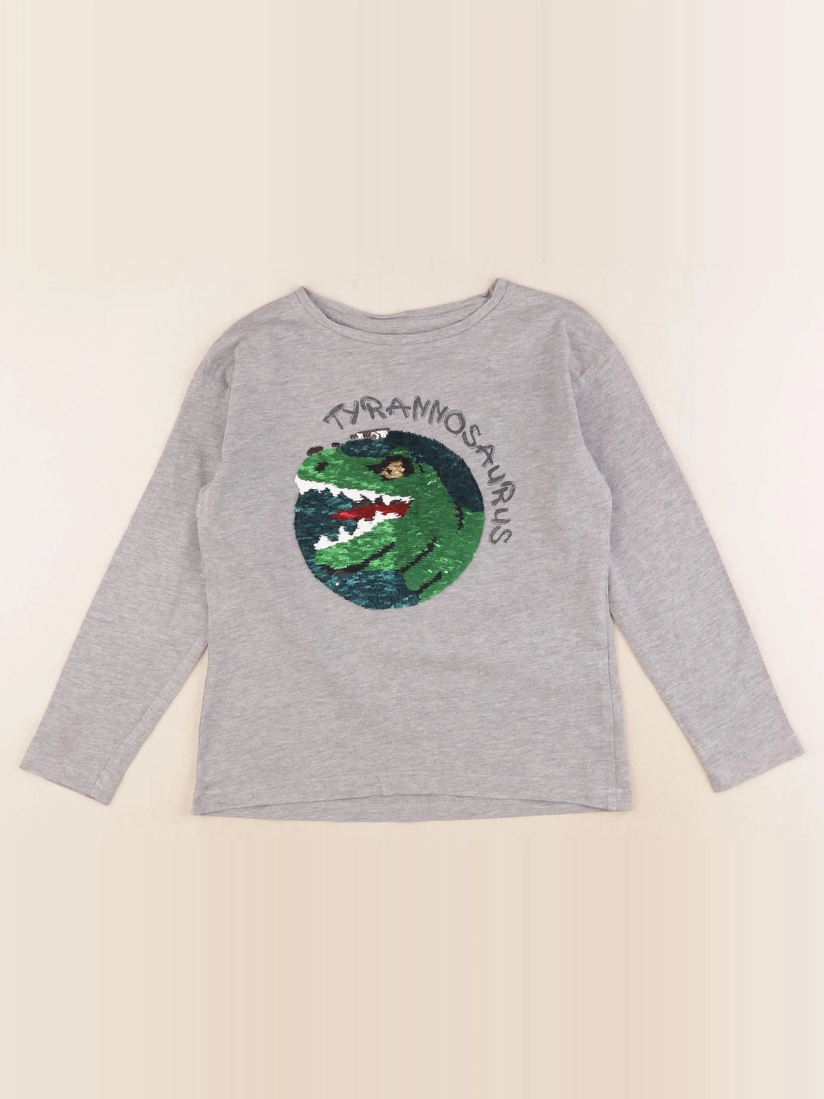 Vertbaudet - tee-shirt gris - 8 ans
