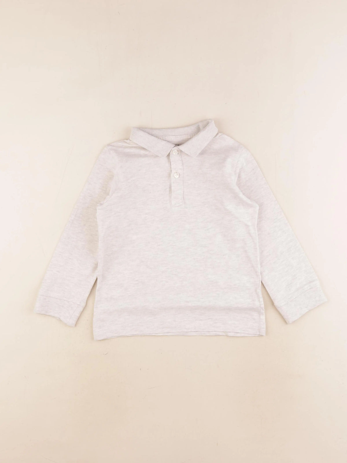 Vertbaudet - polo beige - 4 ans