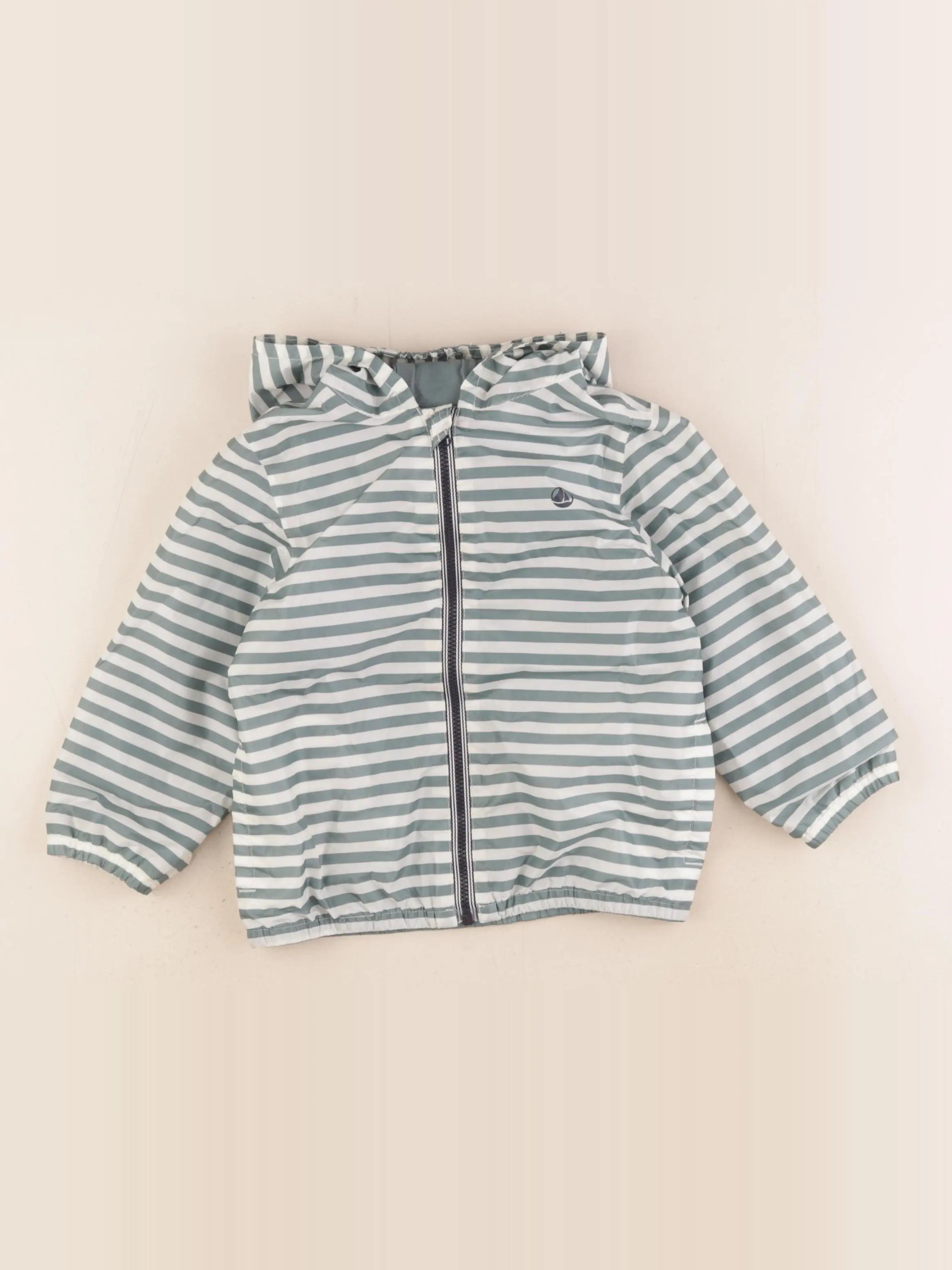Petit Bateau - coupe-vent vert - 24 mois