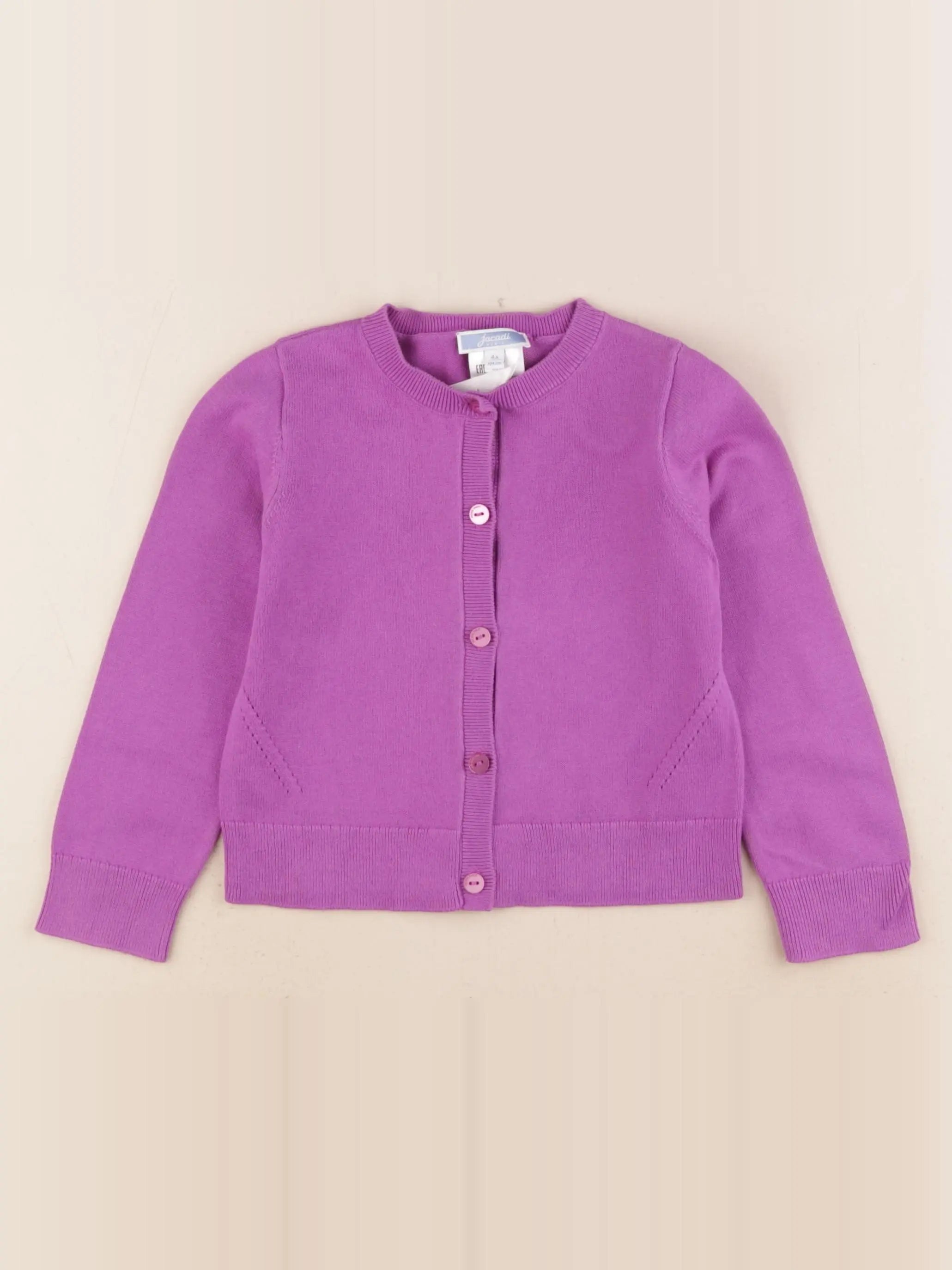 Jacadi - gilet violet - 4 ans