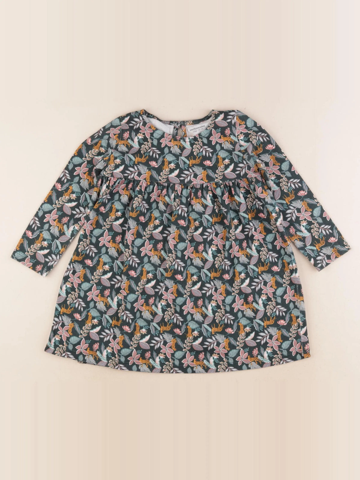 Vertbaudet - robe multicolore - 3 ans