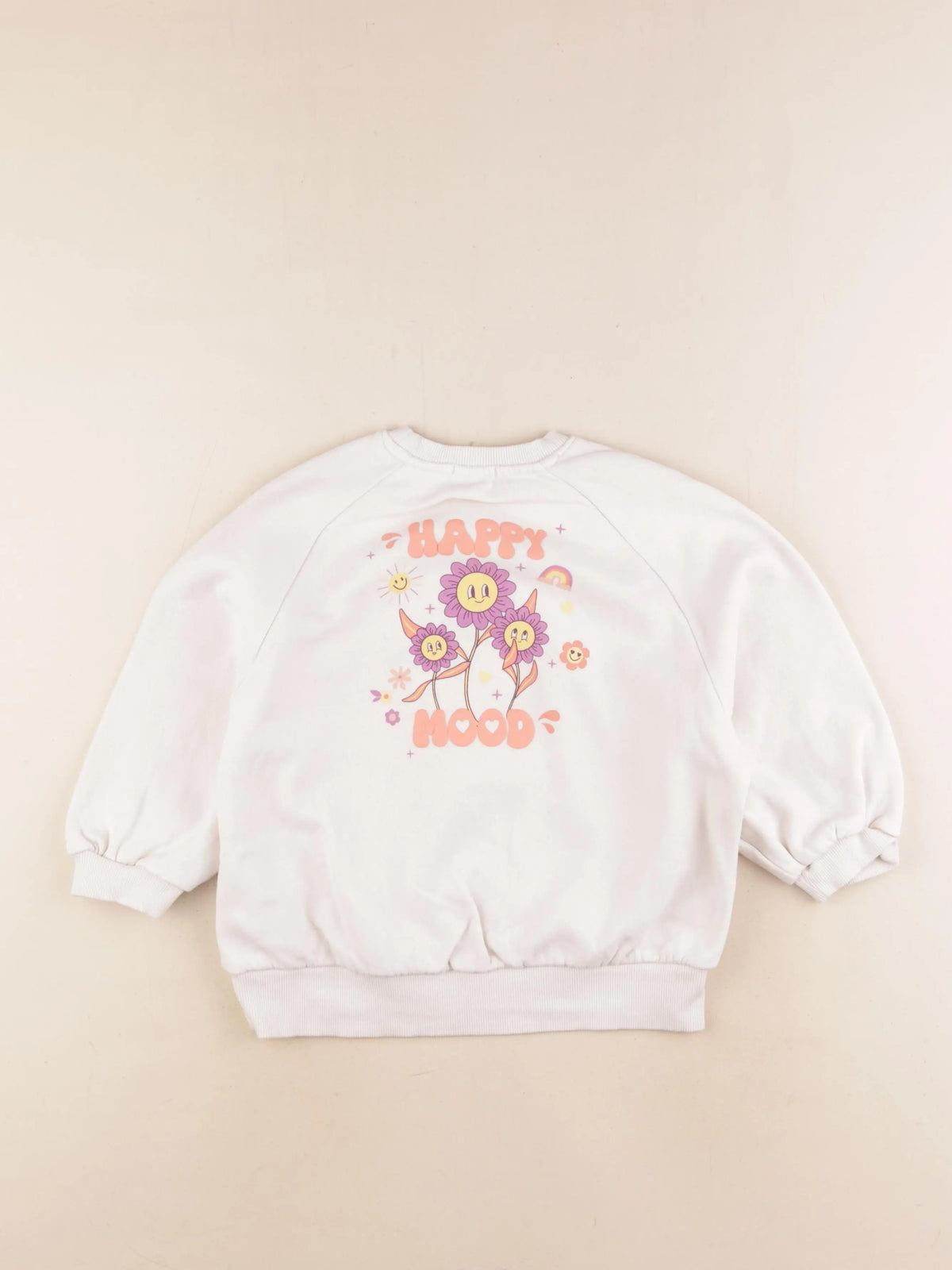 Vertbaudet - sweat blanc - 4 ans
