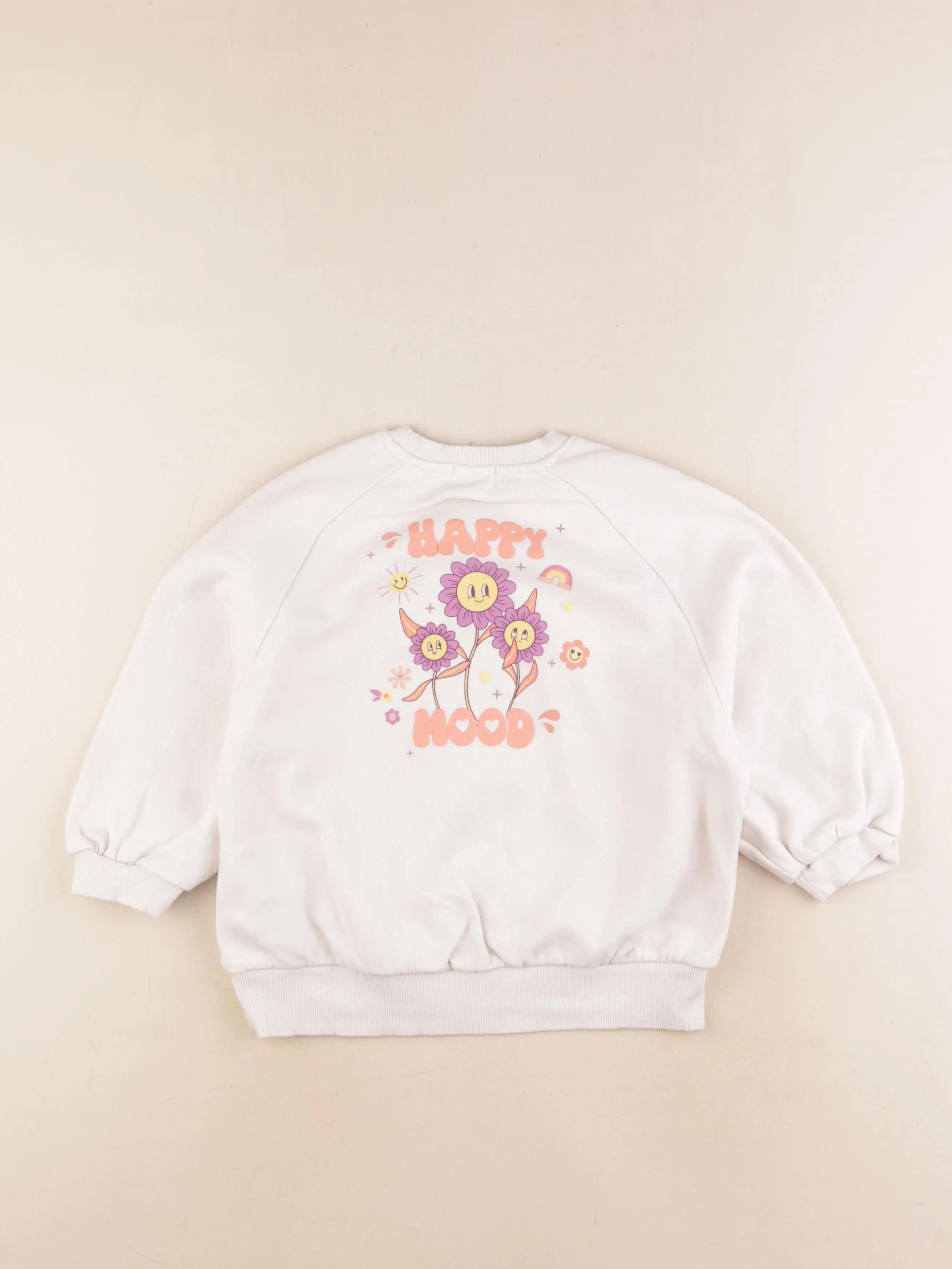 Vertbaudet - sweat blanc - 4 ans