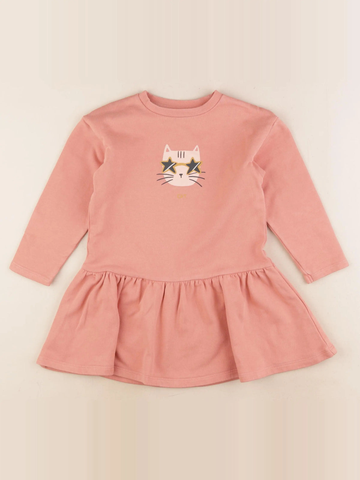 Vertbaudet - robe rose - 4 ans