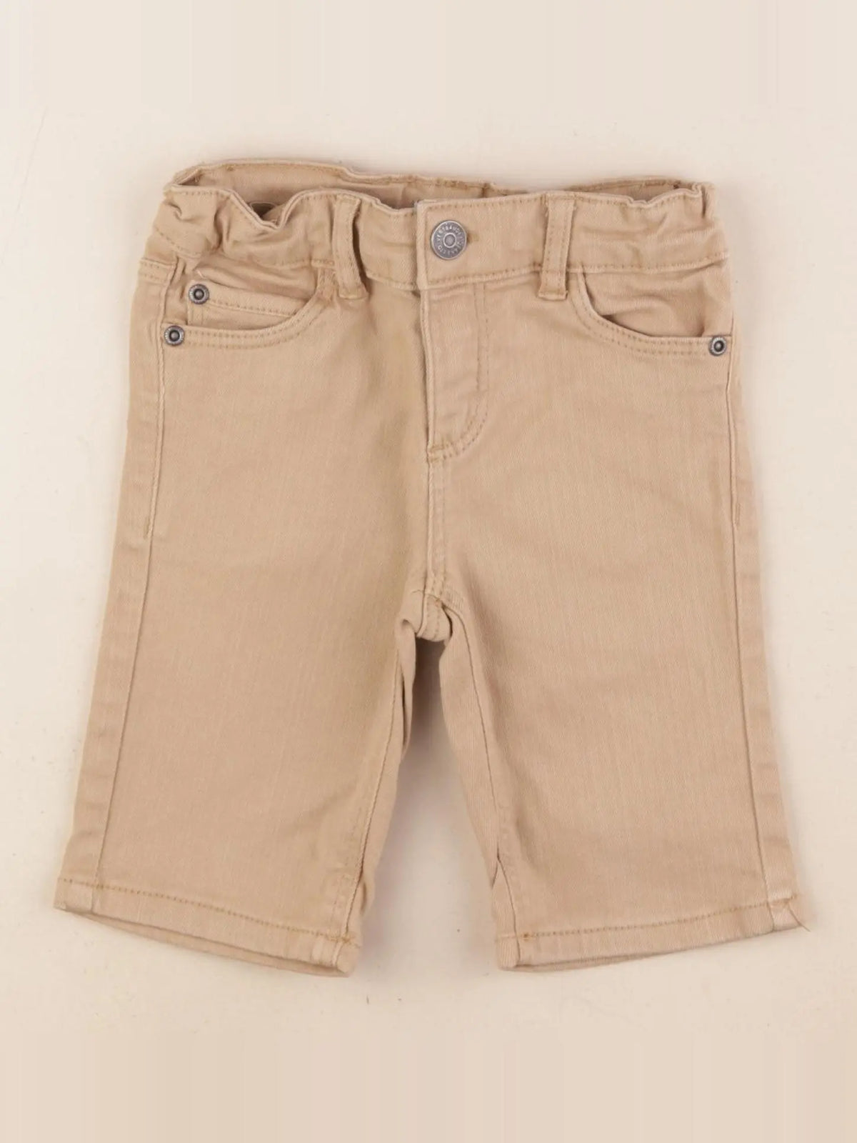 Vertbaudet - short beige - 3 ans