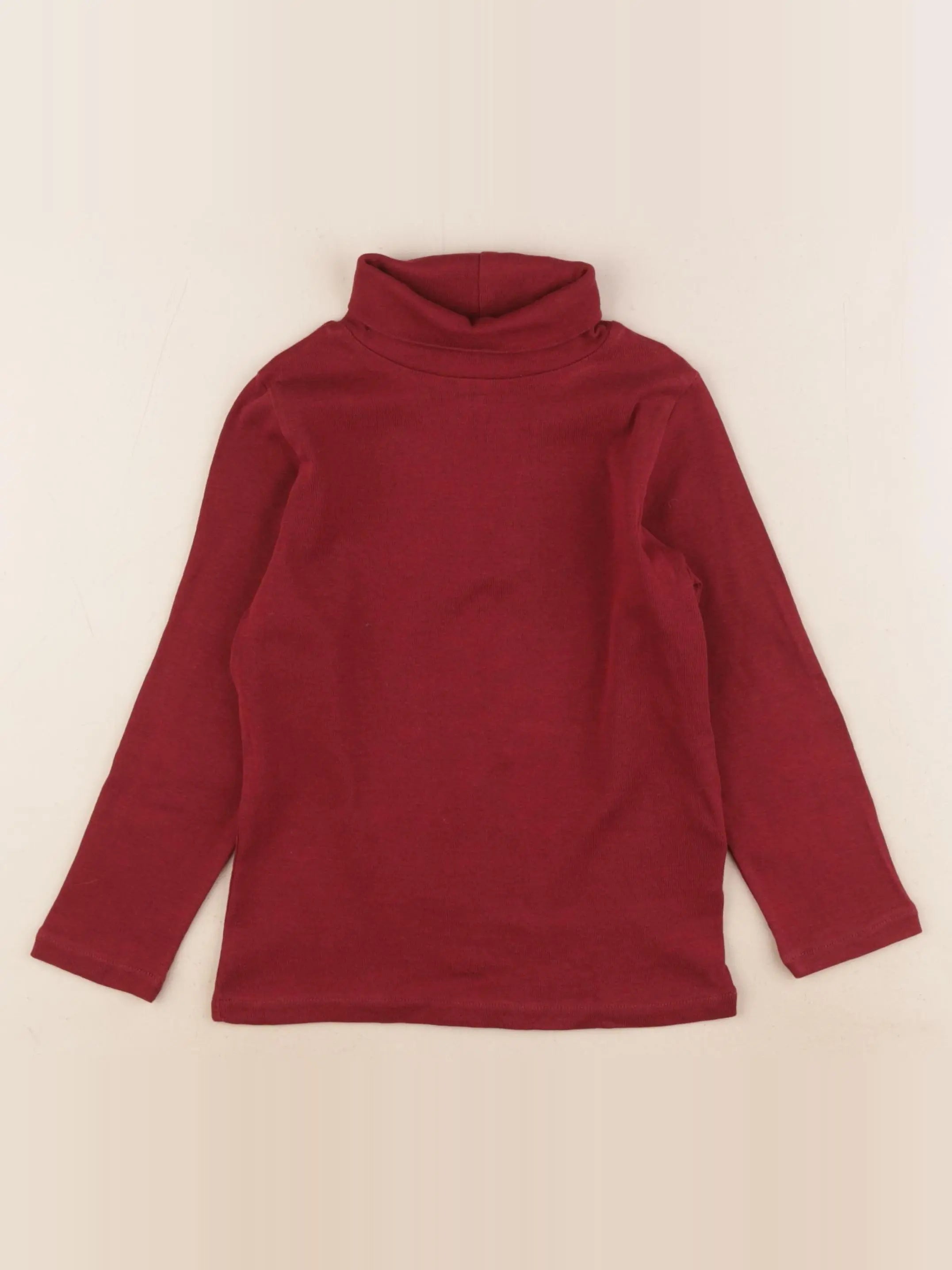 Vertbaudet - sous-pull rouge - 5 ans