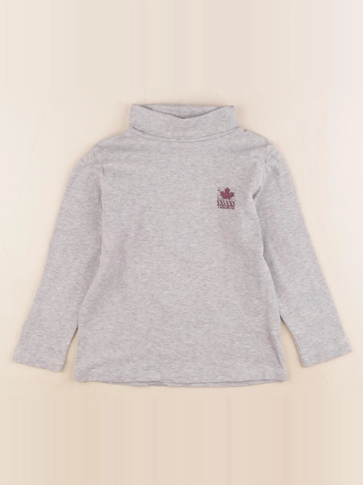 Vertbaudet - sous-pull gris - 5 ans