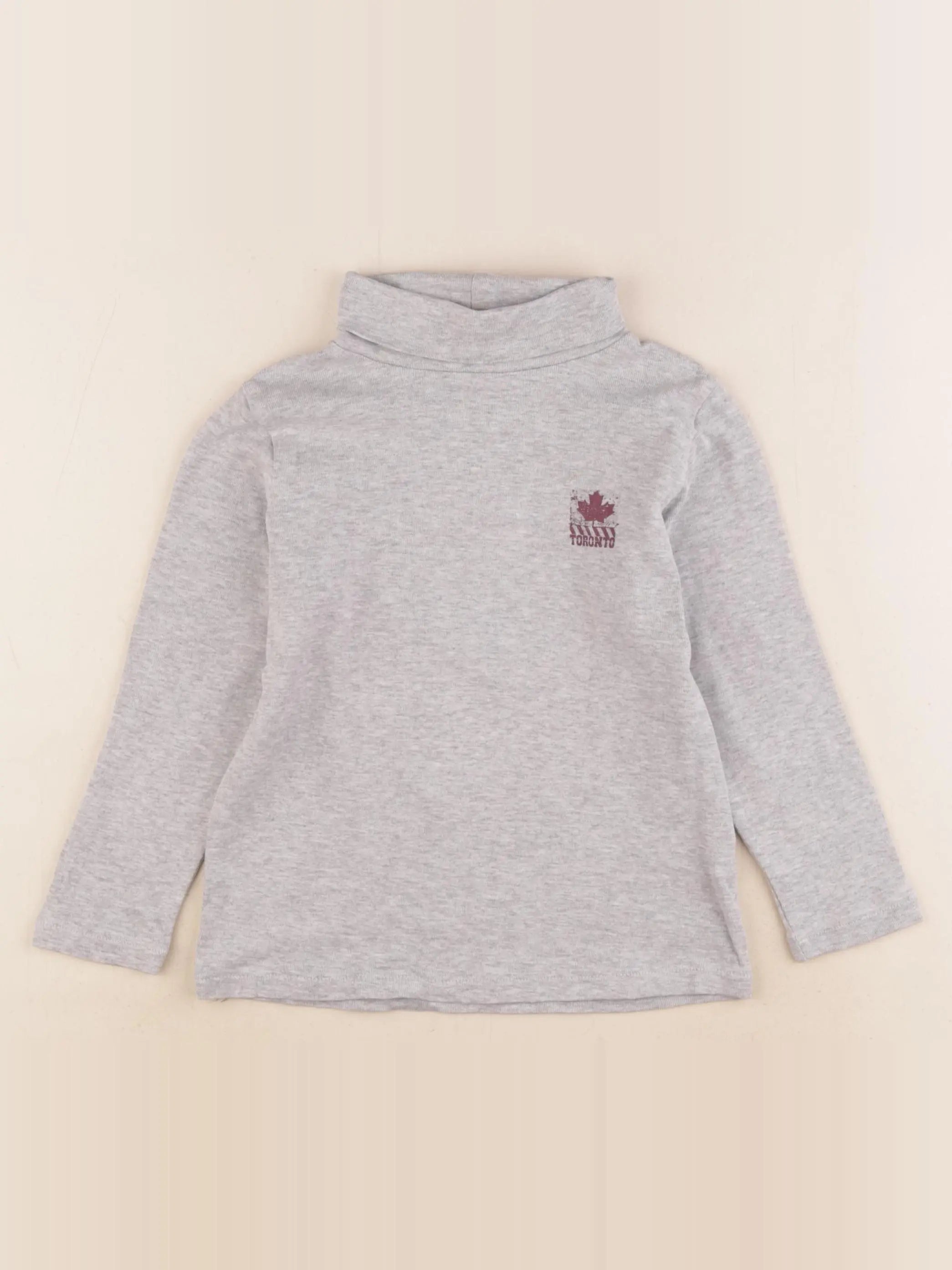 Vertbaudet - sous-pull gris - 5 ans