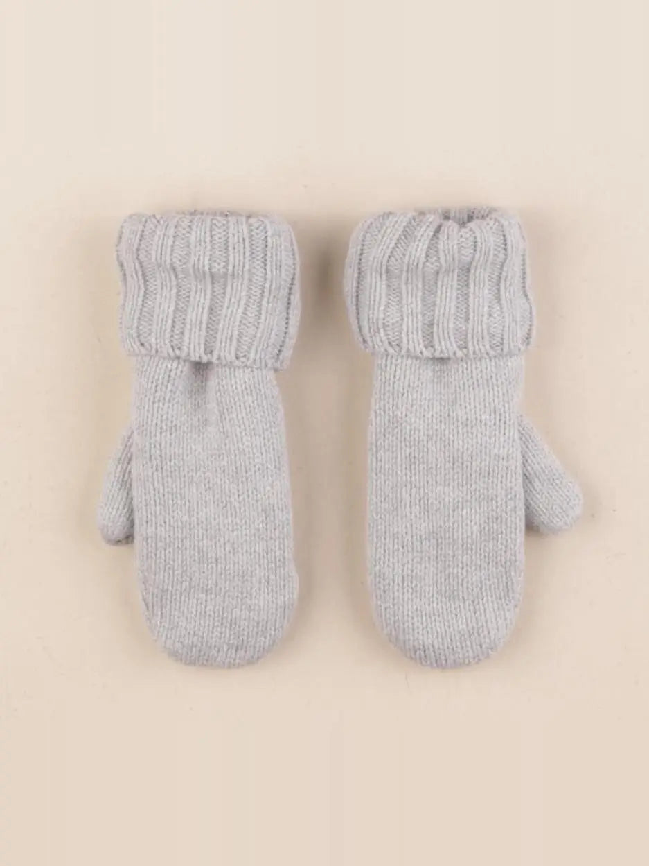 Petit Bateau - moufles gris - 3/4 ans