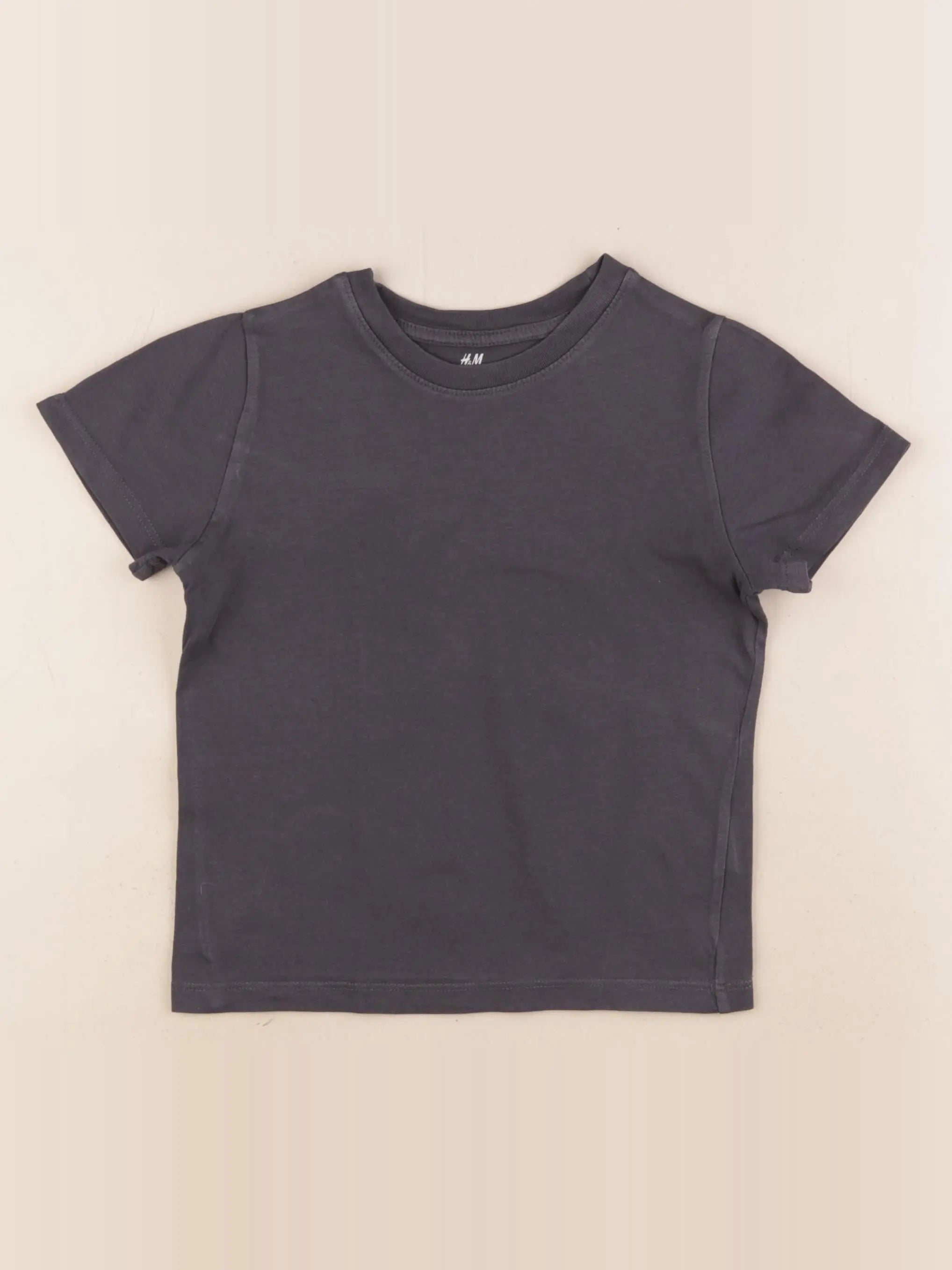 H&M - tee-shirt gris - 2/4 ans