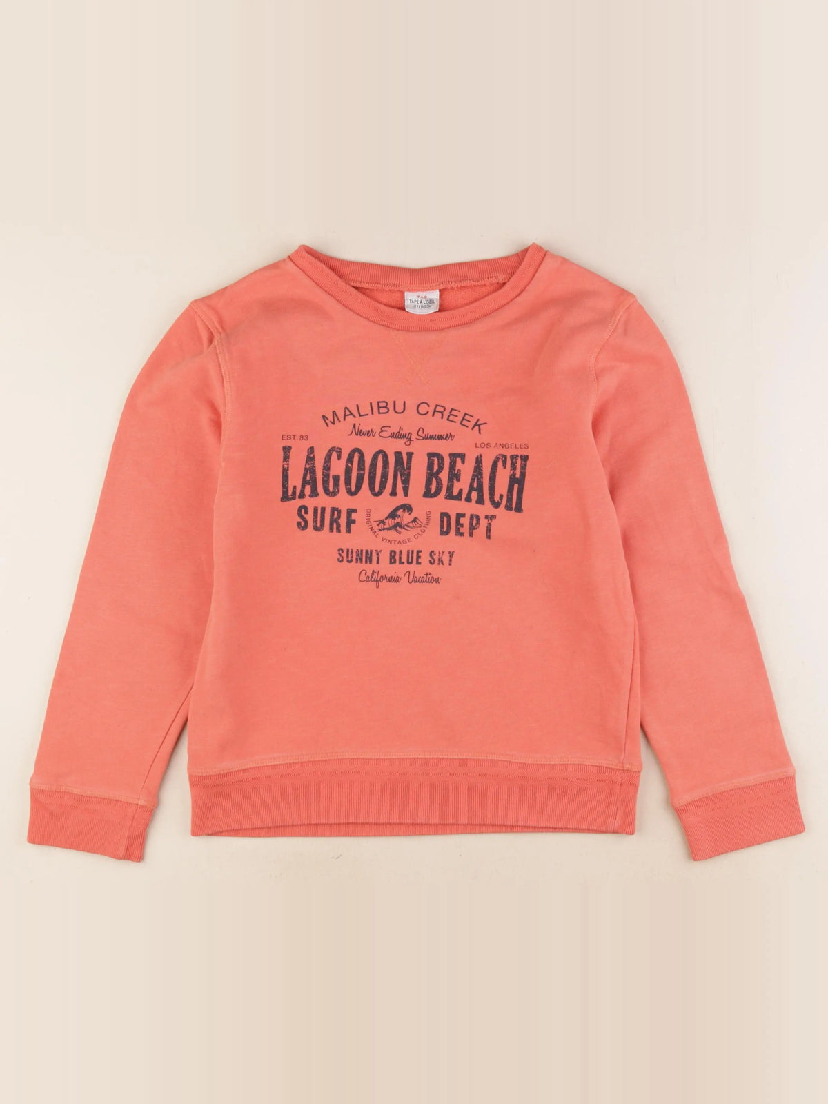 Tape à l'oeil - sweat rouge - 10 ans