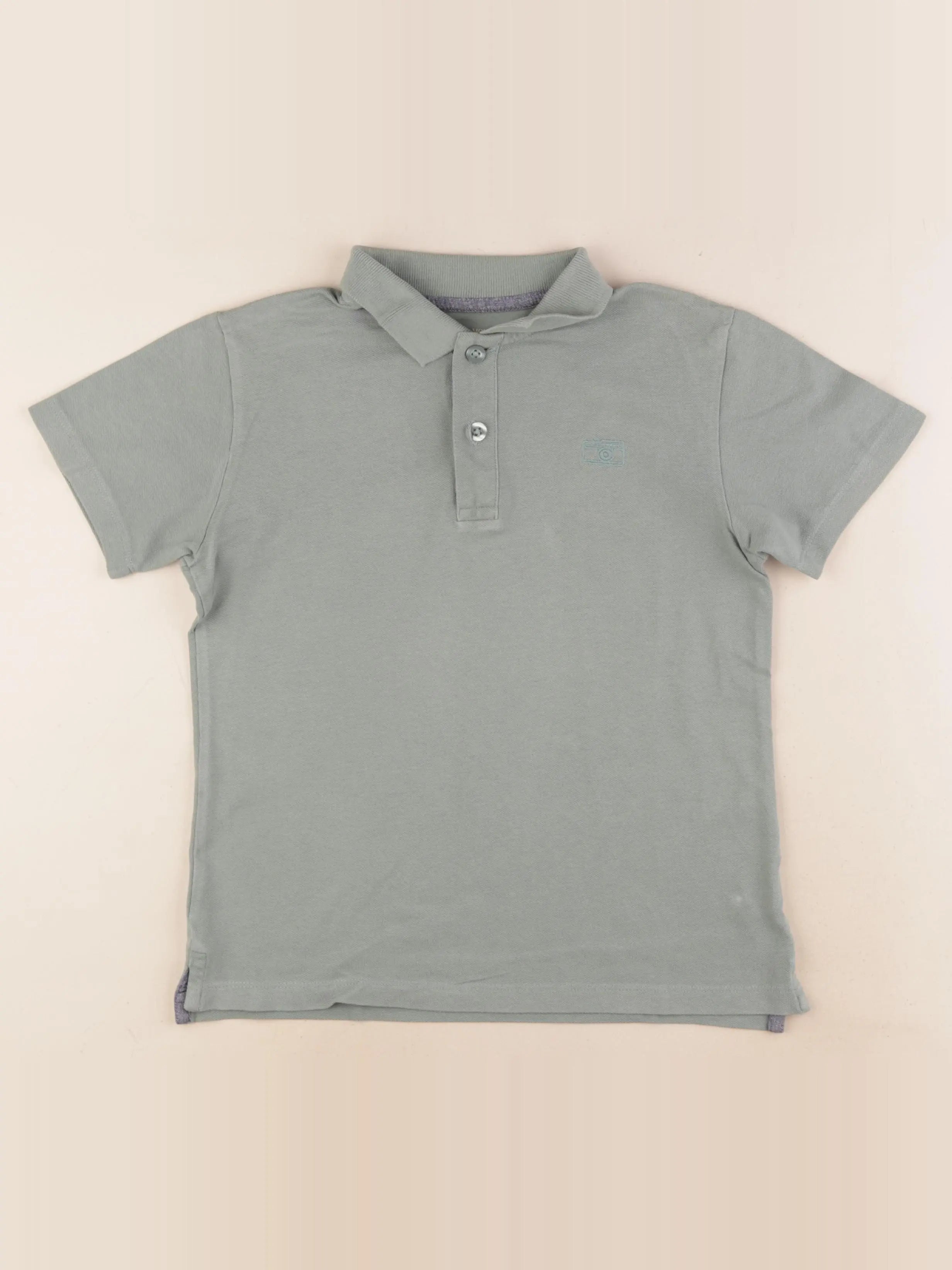 Monoprix - polo vert - 10 ans