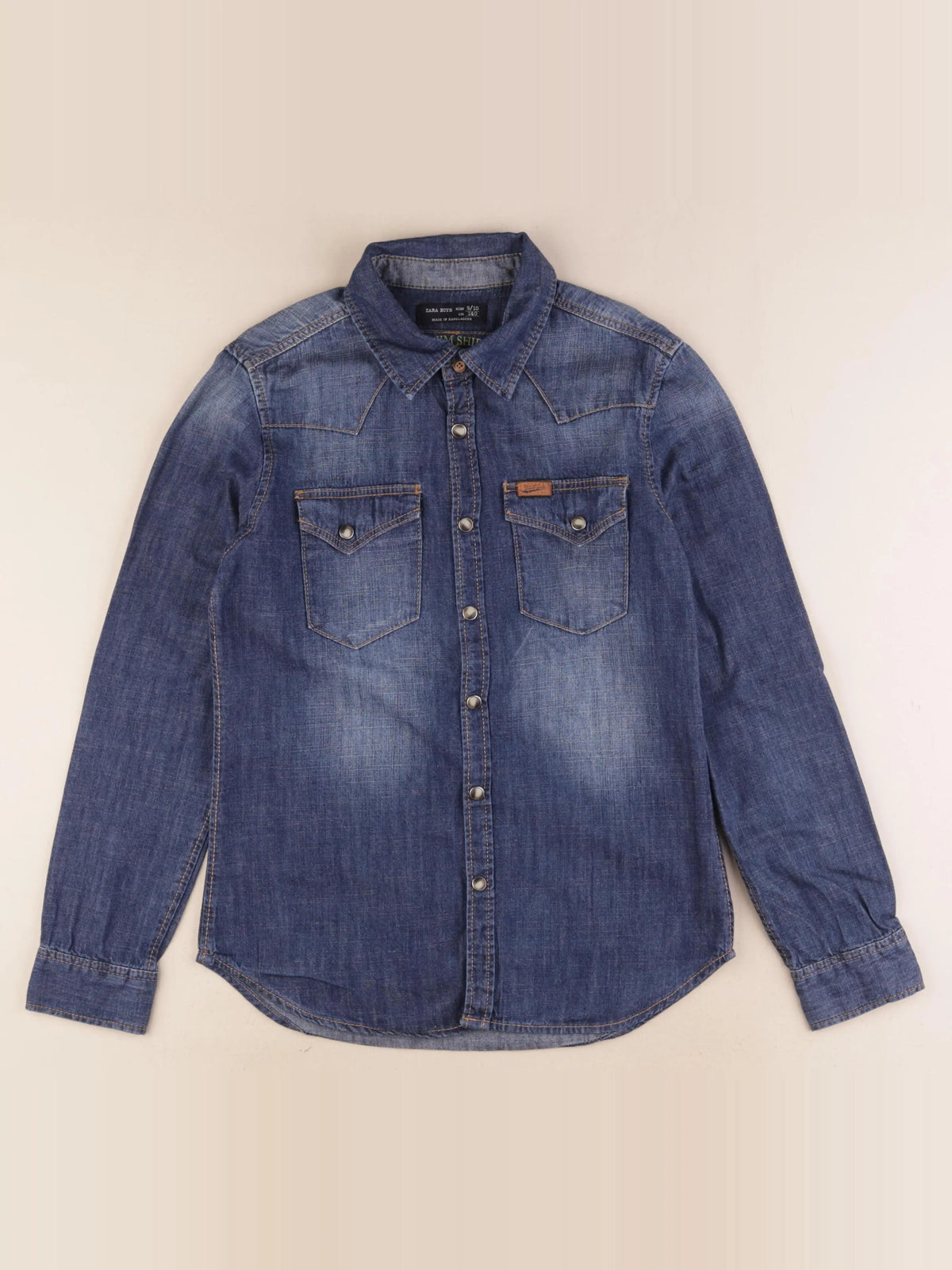 Zara - chemise bleu - 9/10 ans