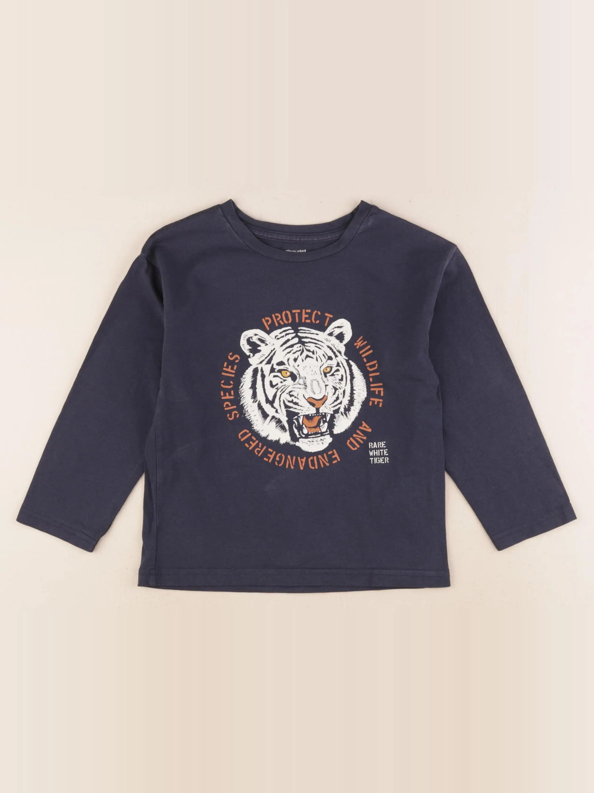 Vertbaudet - tee-shirt bleu - 6 ans