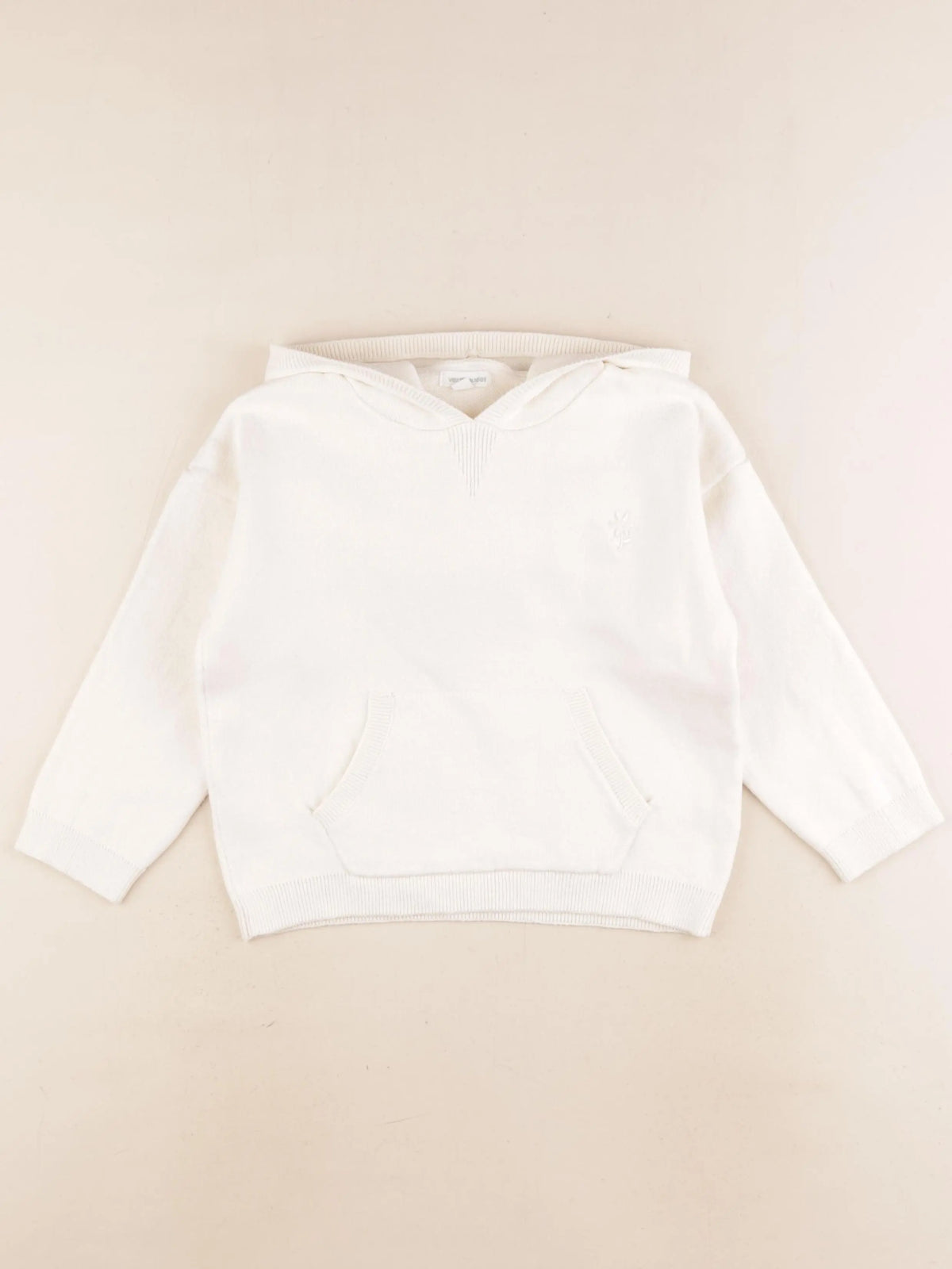 Vertbaudet - pull beige - 6 ans