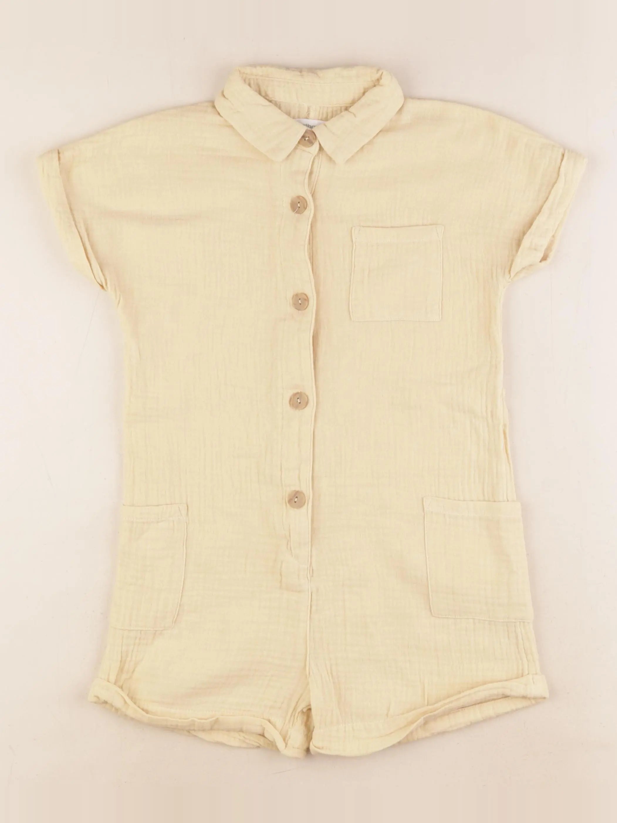 Vertbaudet - combinaison jaune - 6 ans
