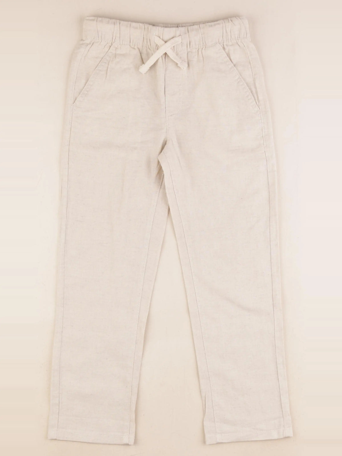 Vertbaudet - pantalon beige - 6 ans