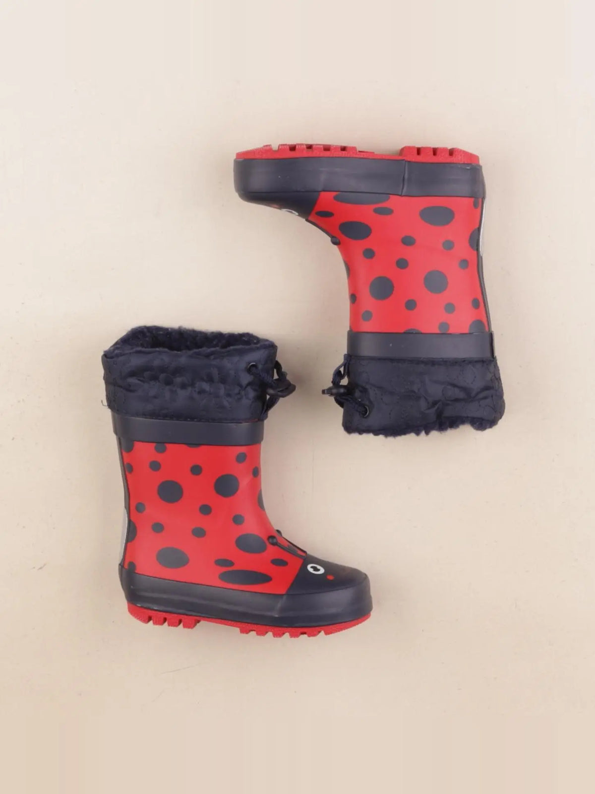 Vertbaudet - bottes rouge - pointure 22