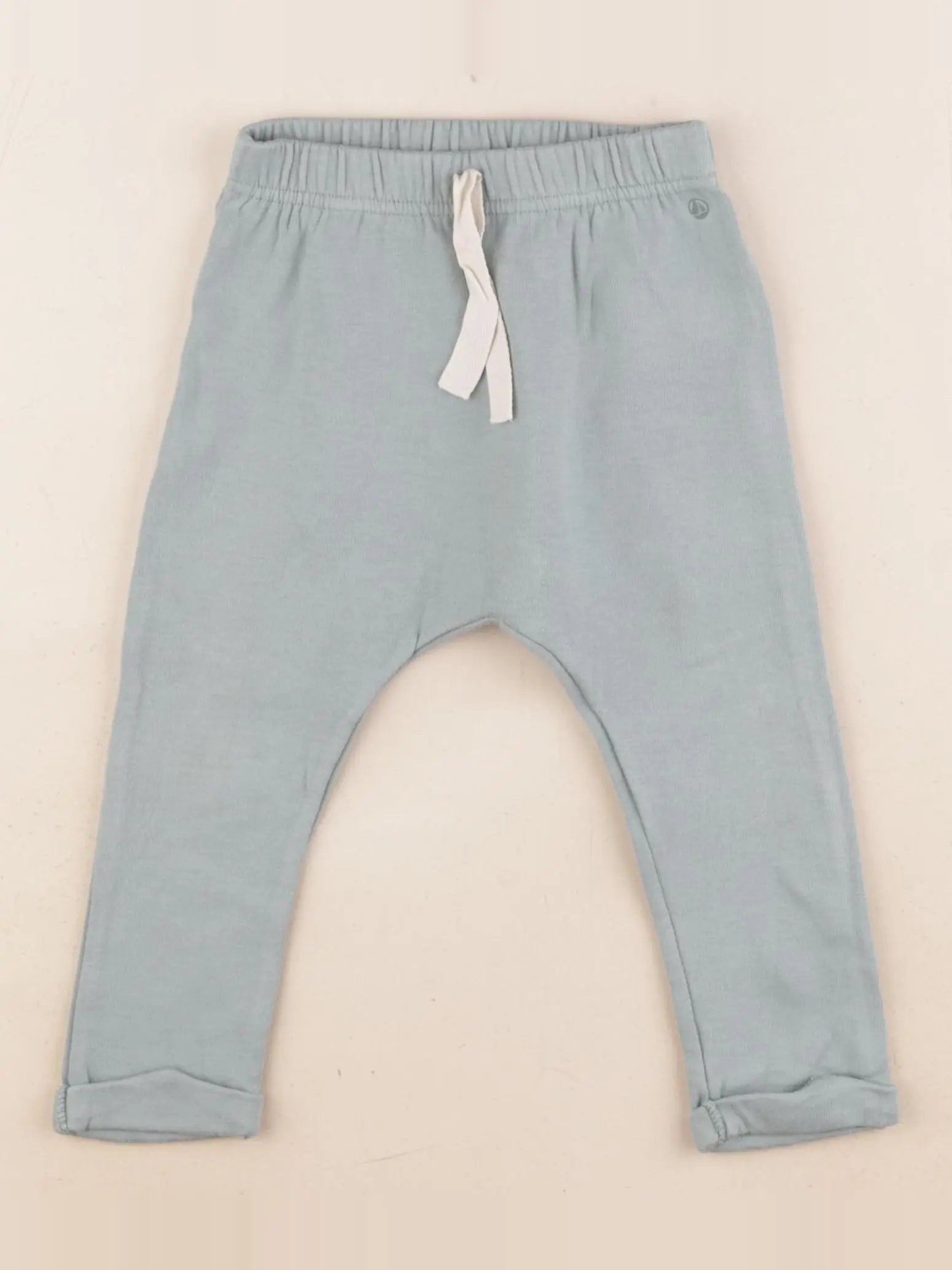 Petit Bateau - pantalon bleu - 18 mois