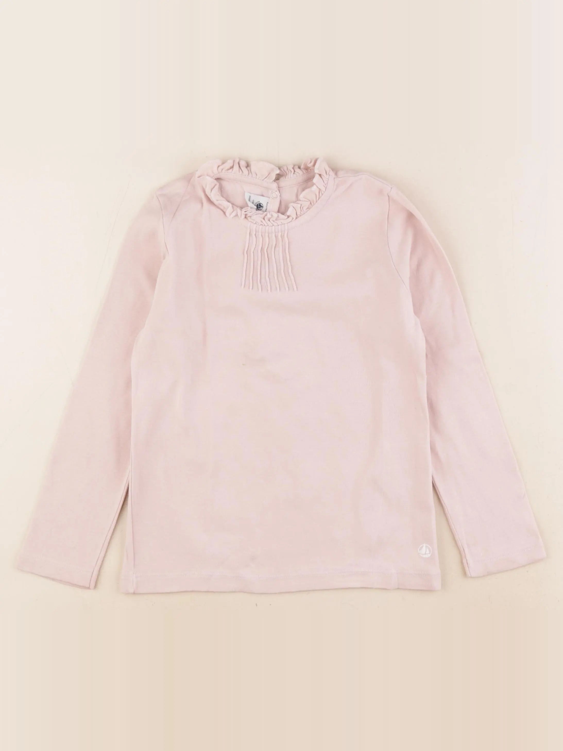 Petit Bateau - tee-shirt rose - 6 ans