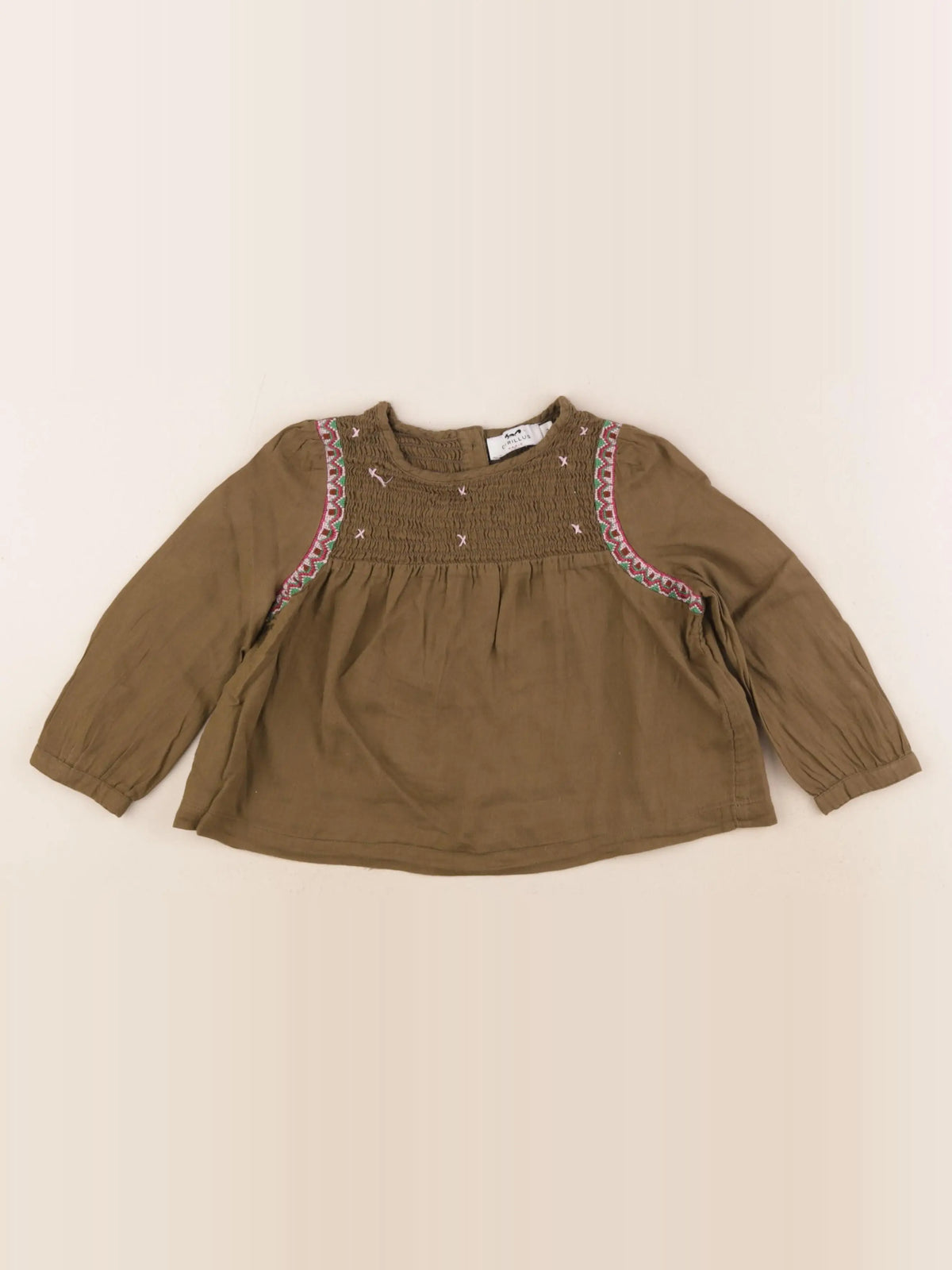 Cyrillus - blouse vert - 3 ans