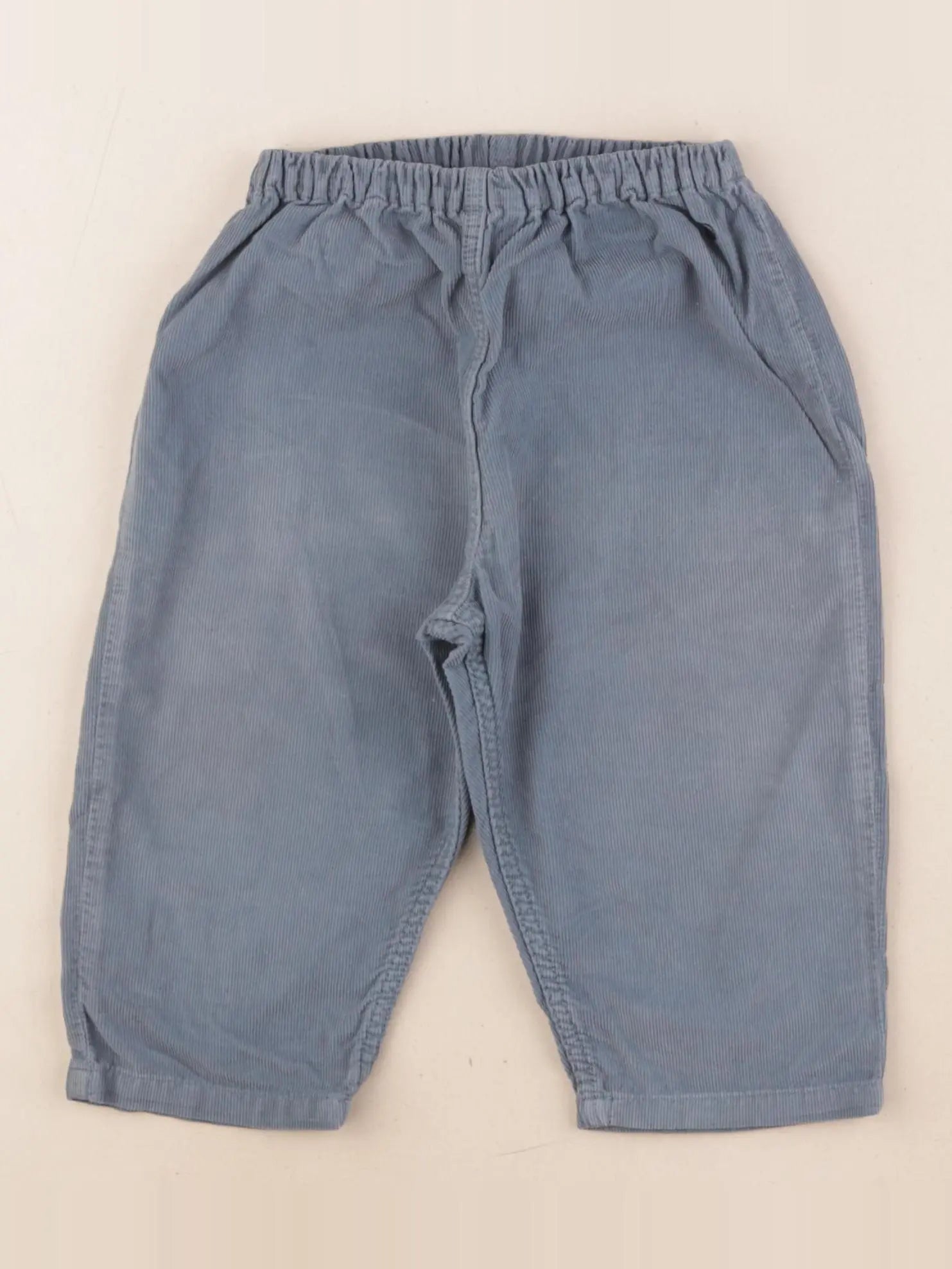 Petit Bateau - pantalon bleu - 18 mois